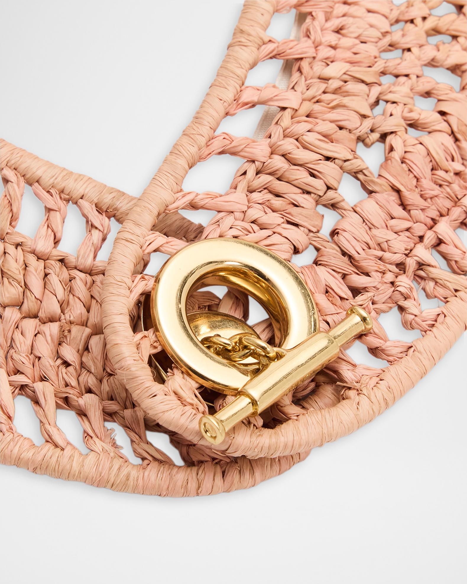 Chloe Raffia Woven Visor | Neiman Marcus