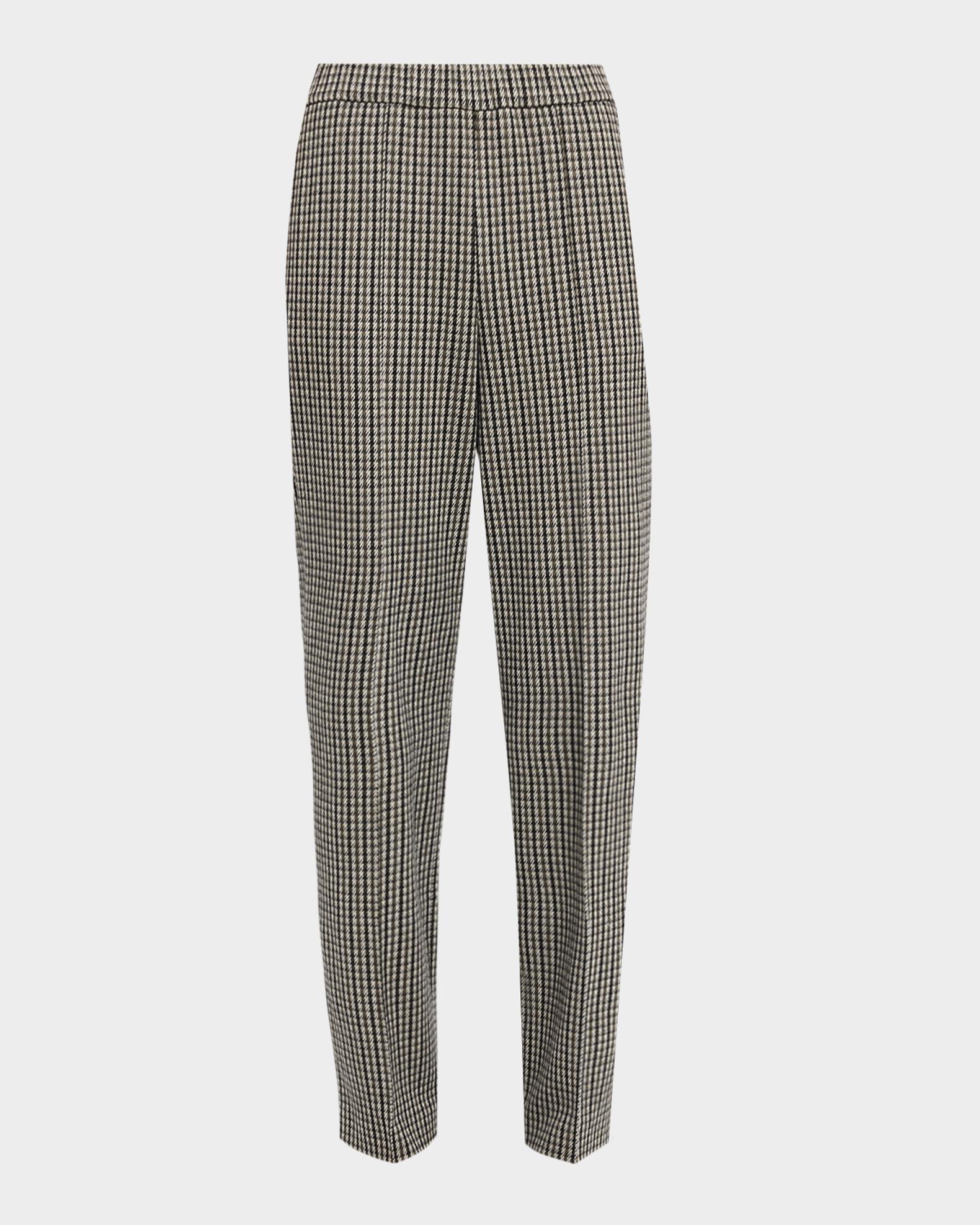 Fabiana Filippi Straight-Leg Houndstooth Jersey Pants | Neiman Marcus