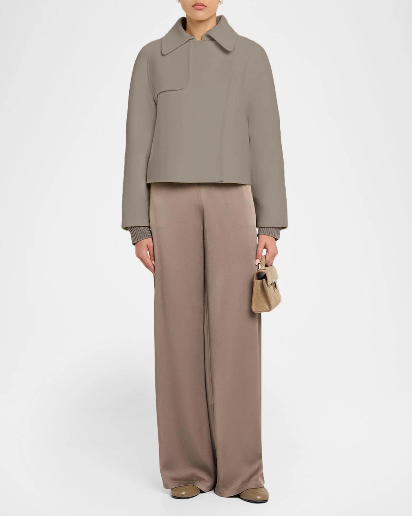Fabiana Filippi Raglan-Sleeve Wool-Cashmere Jacket | Neiman Marcus