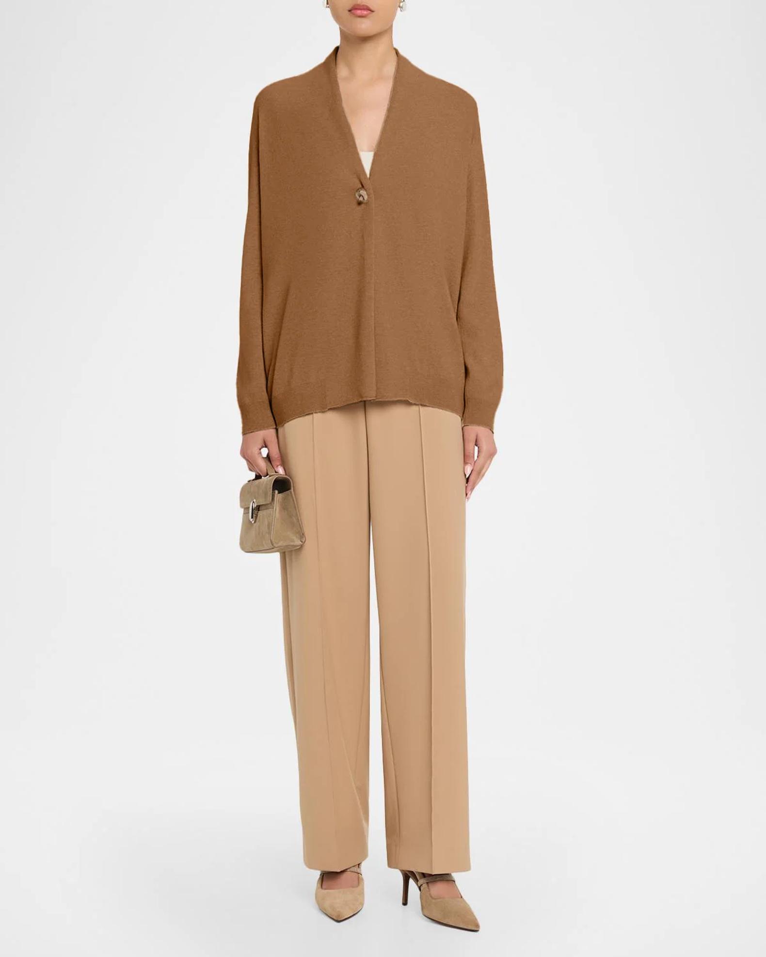 Fabiana Filippi Knot-Embellished Knit Cardigan | Neiman Marcus