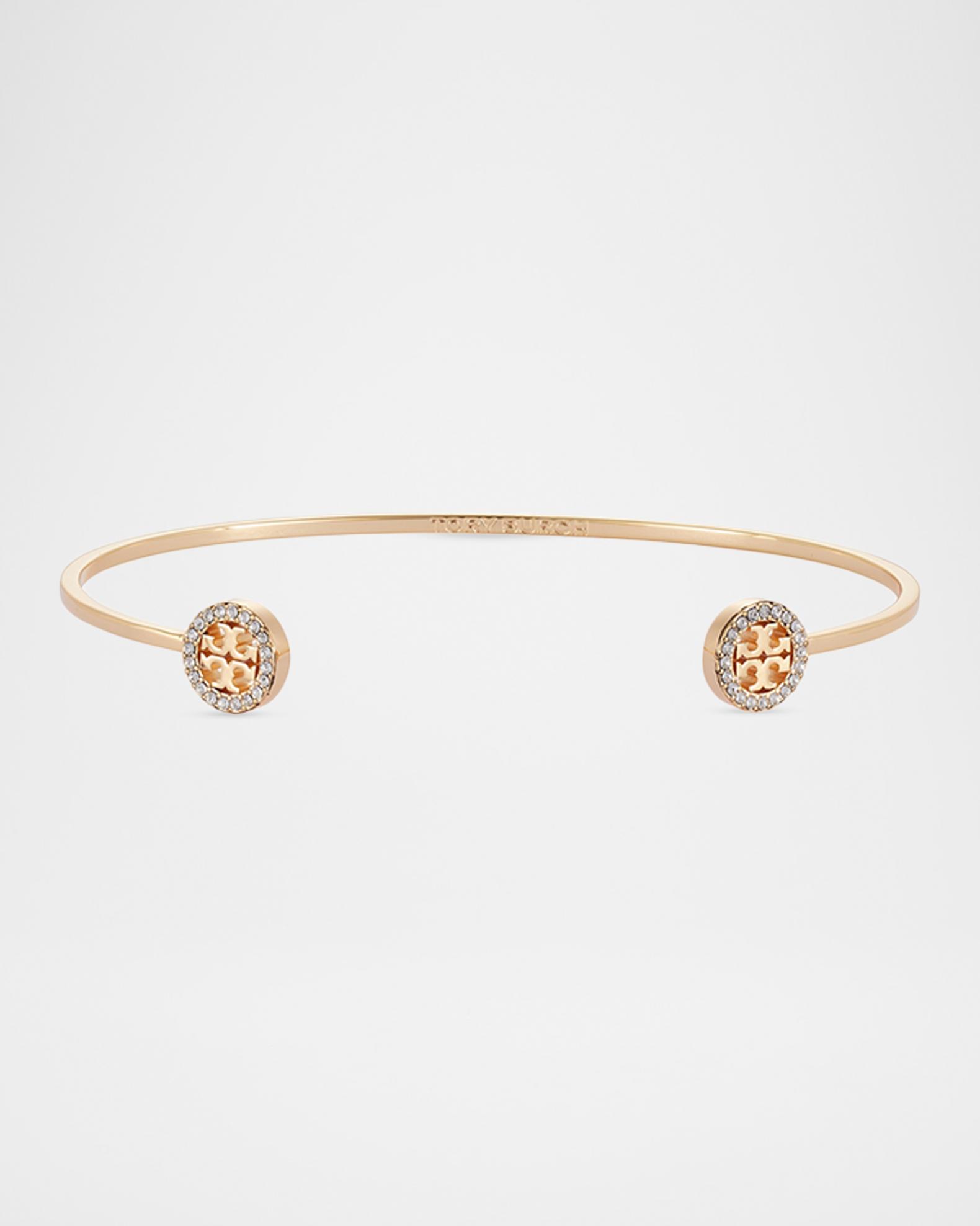 Tory Burch Icon Pave Flex Cuff Bracelet | Neiman Marcus