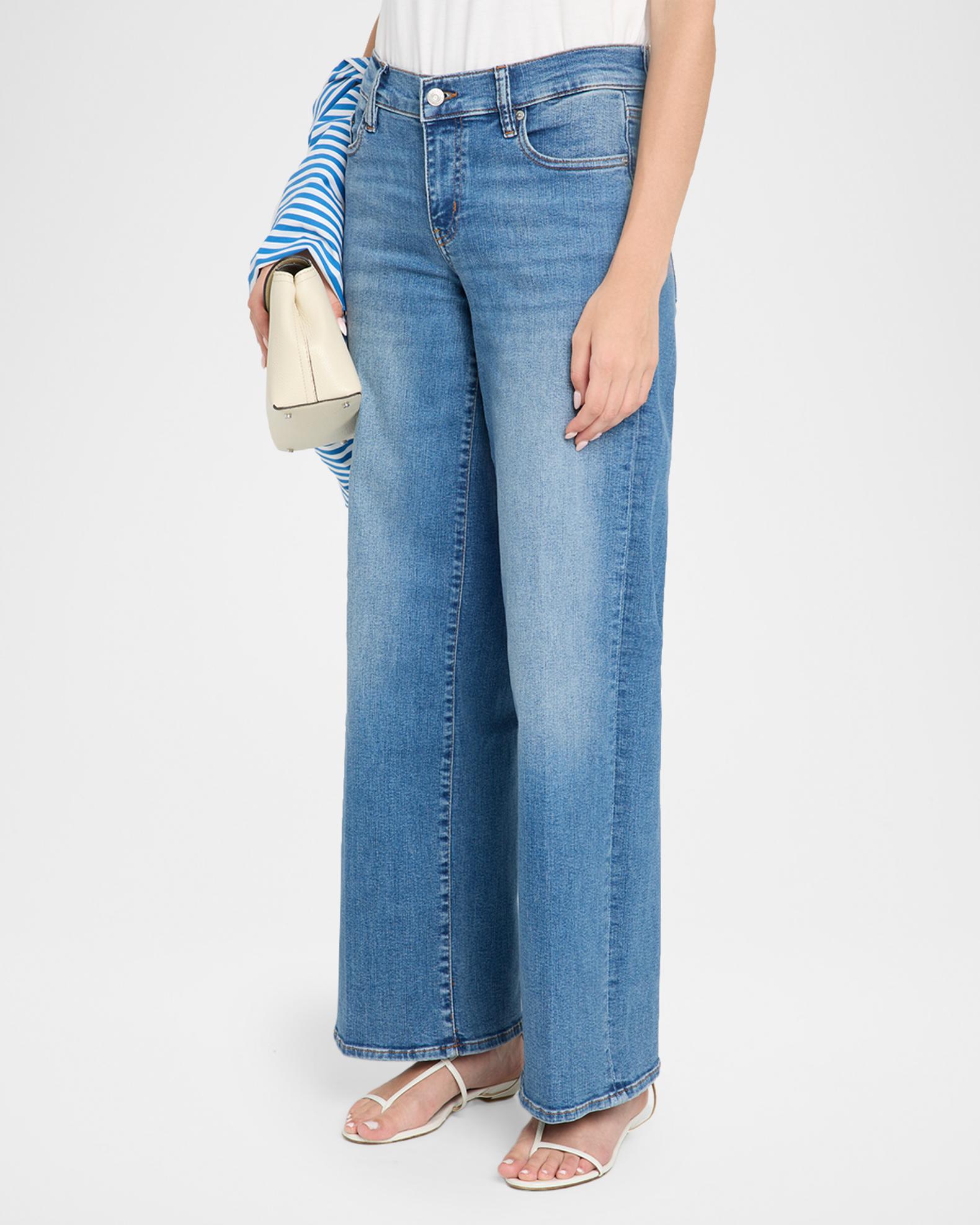 FRAME Le Slim Low-Rise Wide-Leg Jeans | Neiman Marcus