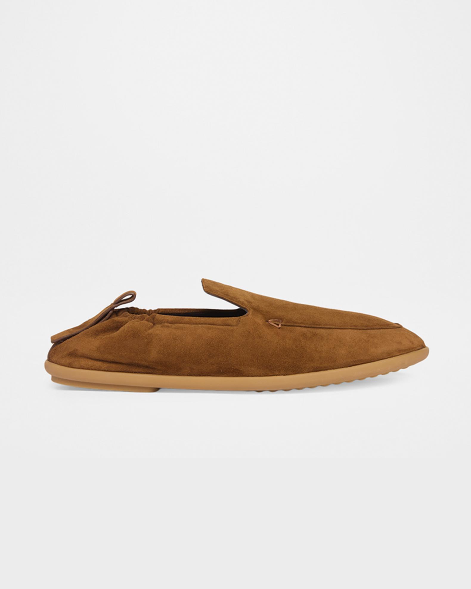 Bottega Veneta Men's Dawson Suede Elastic-Back Loafers | Neiman Marcus