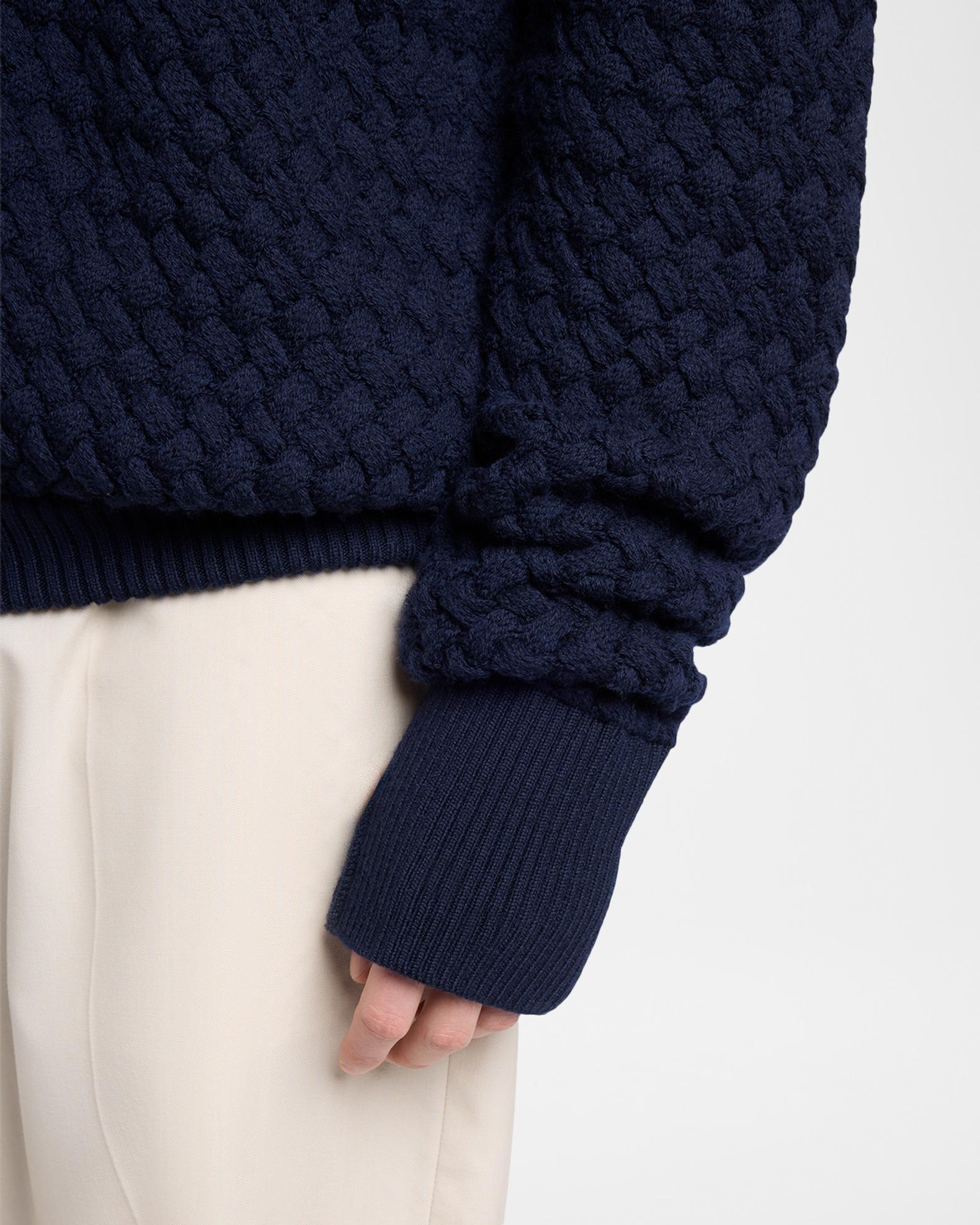Bottega Veneta Men's Intrecciato Wool Knit Cardigan | Neiman Marcus