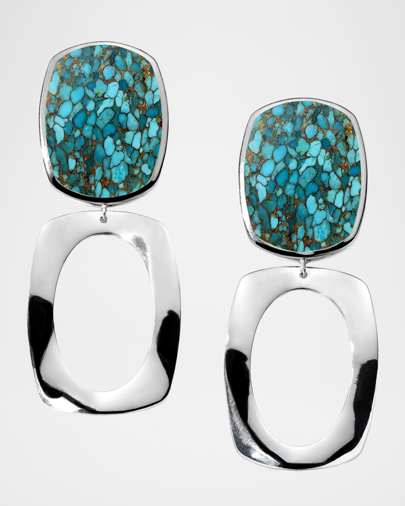 Ippolita Polished Rock Candy Long Oval & Large Frame Sterling Silver ...