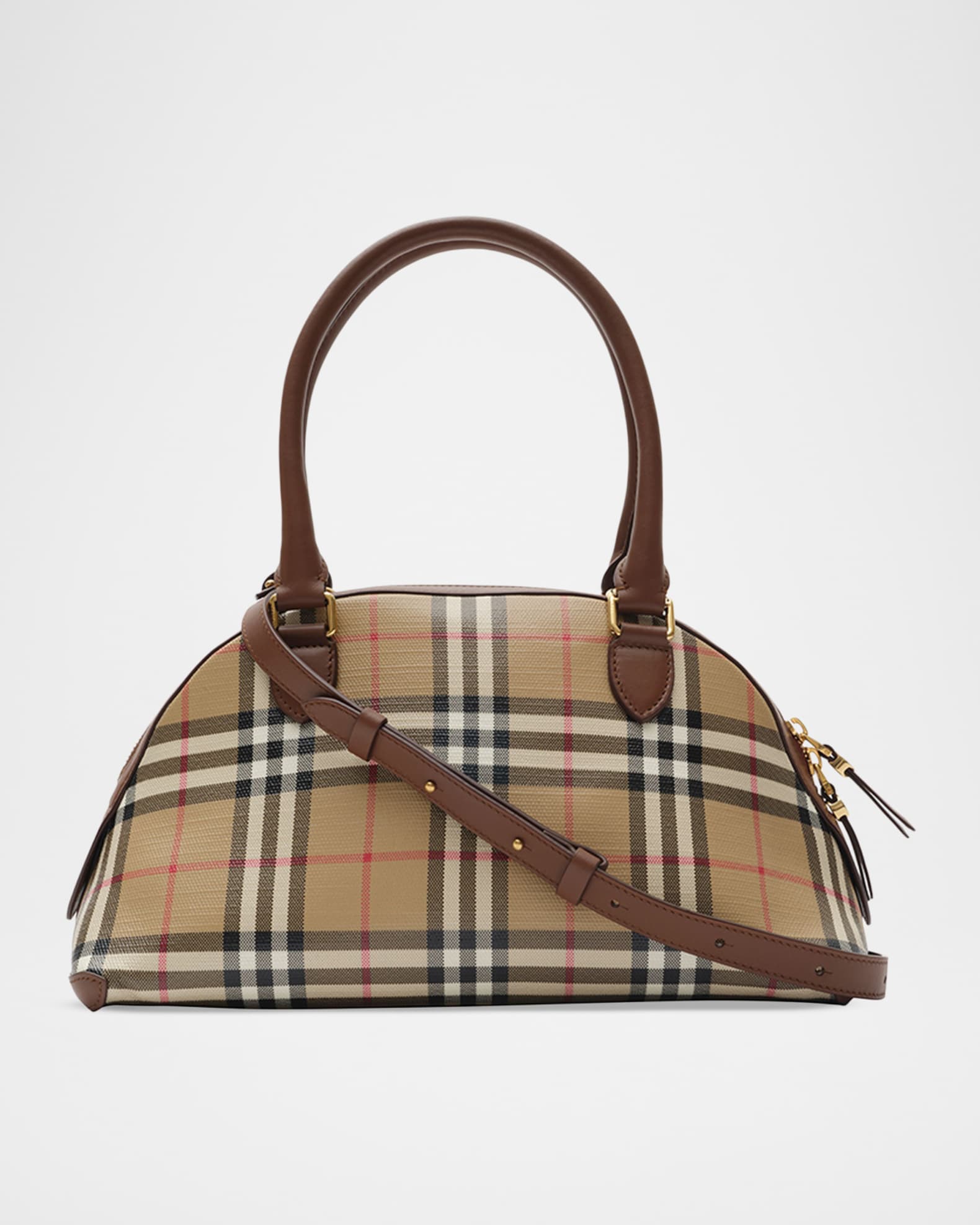 Burberry Primrose Small Check Top Handle Bag | Neiman Marcus