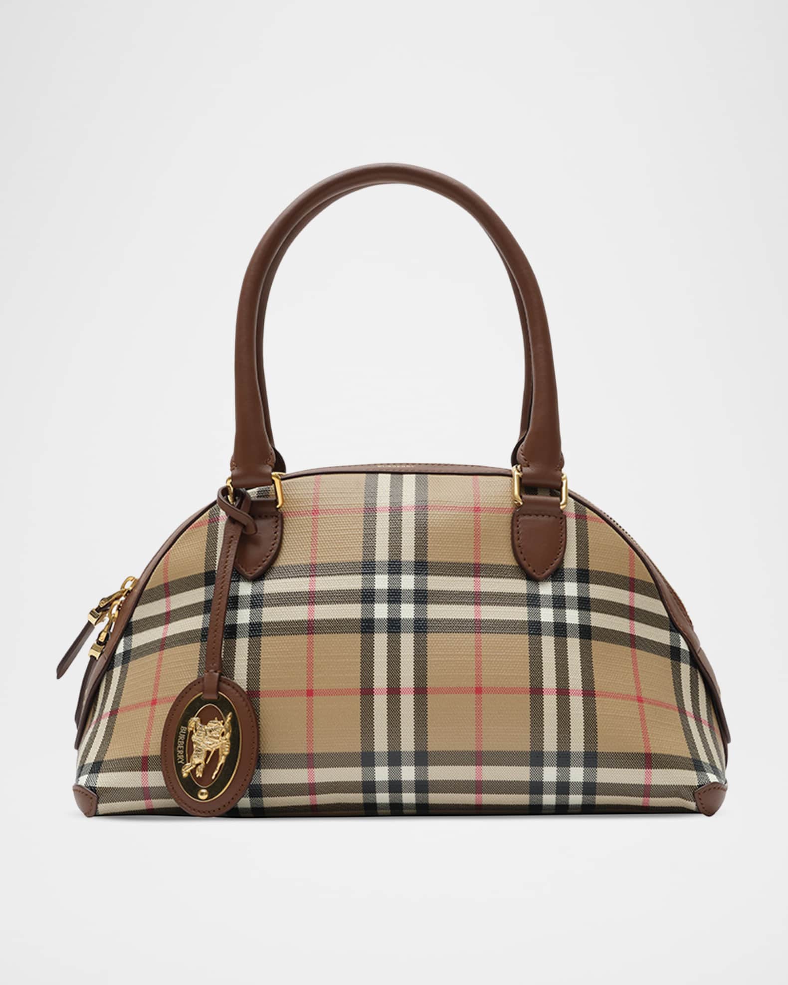 Burberry Primrose Small Check Top Handle Bag | Neiman Marcus