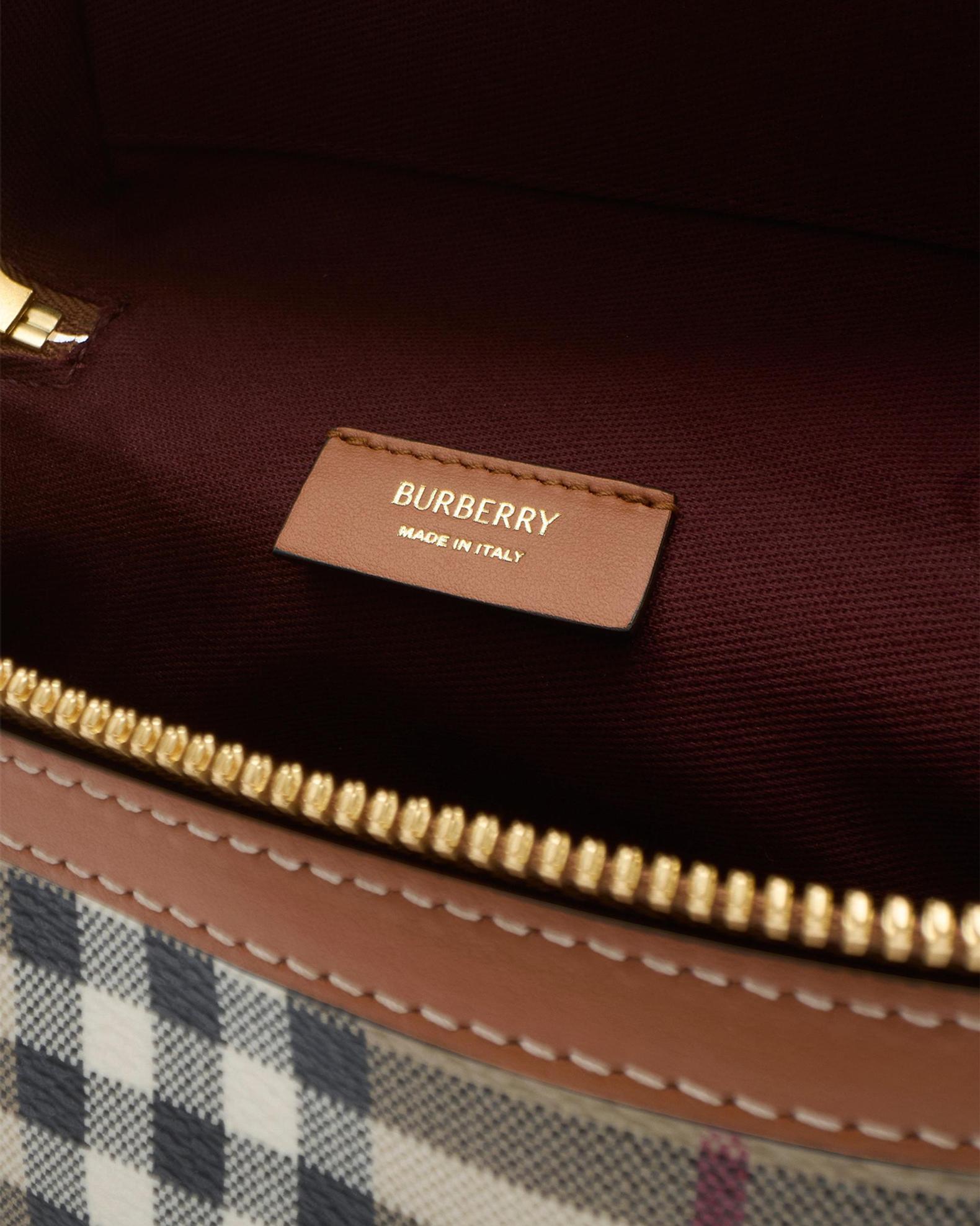 Burberry Mini Check Vanity Bag | Neiman Marcus