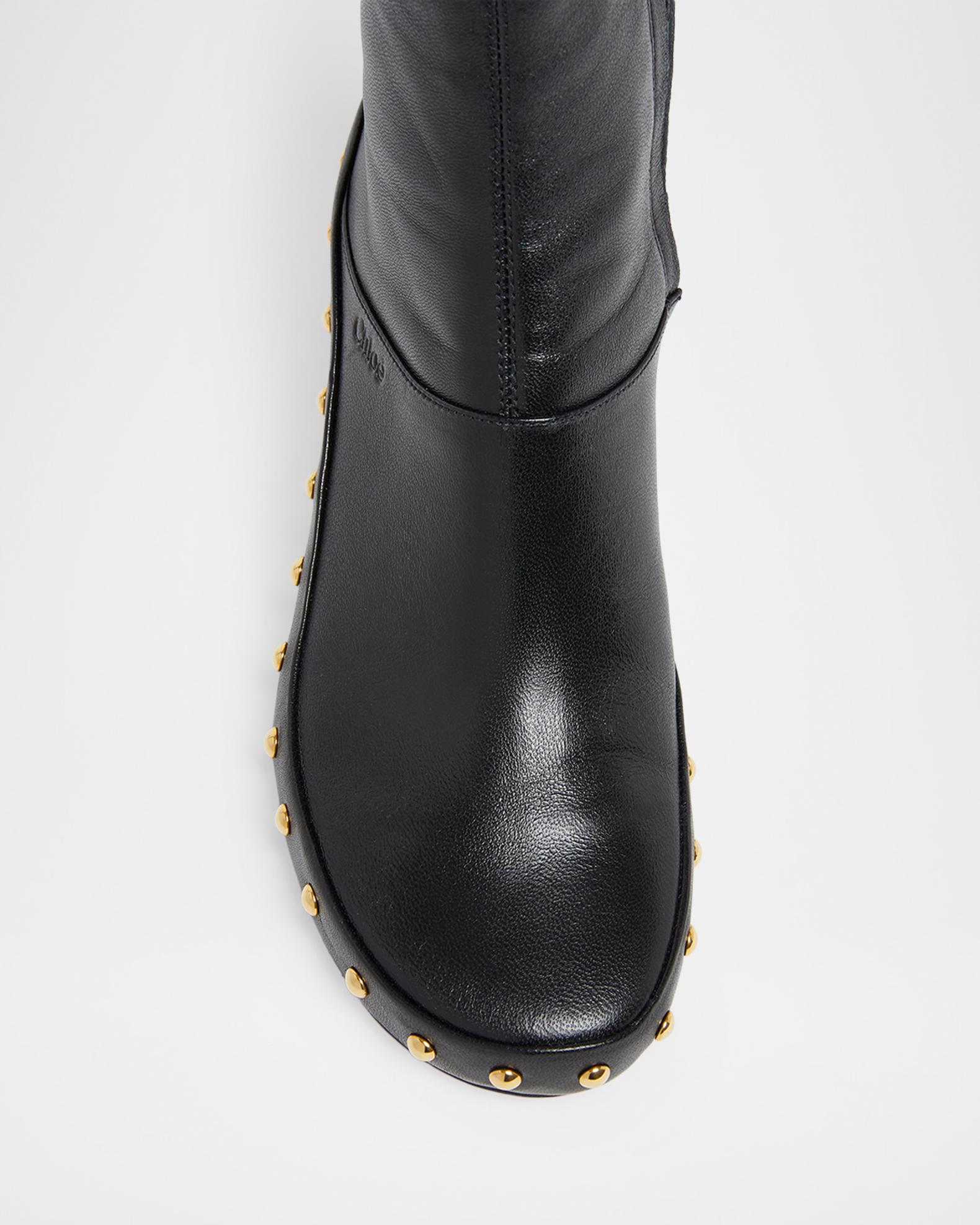 Chloé Junie Studded Leather Ankle Boots | Neiman Marcus