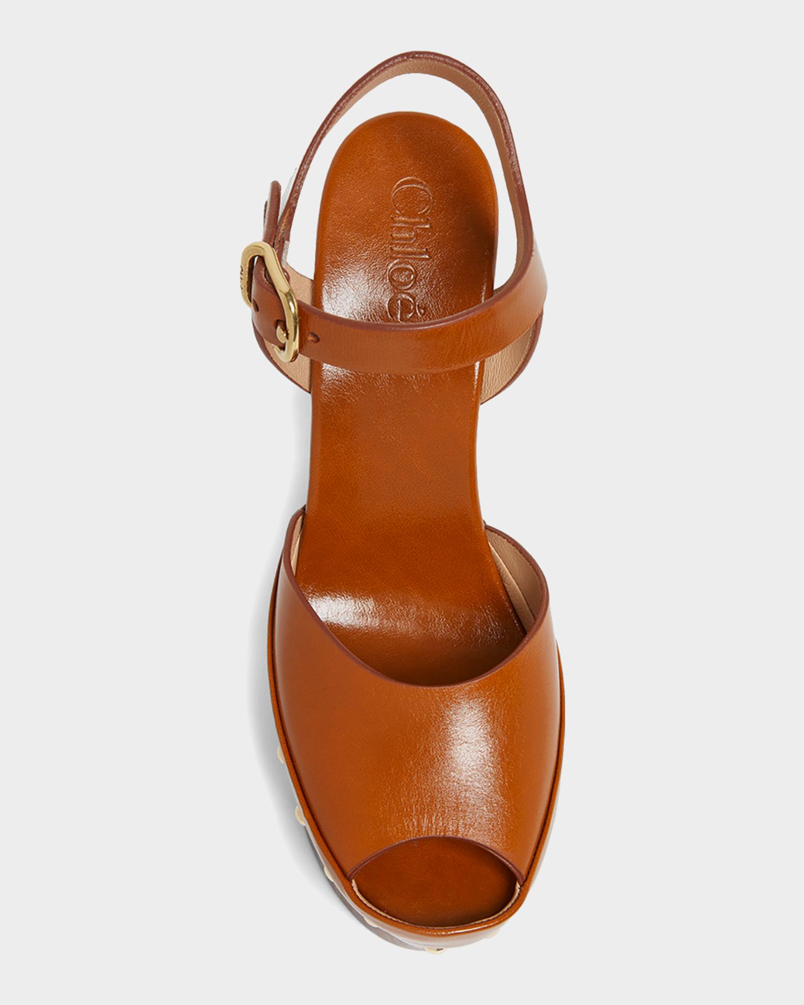 Chloe 90mm Meret Leather Clogs | Neiman Marcus