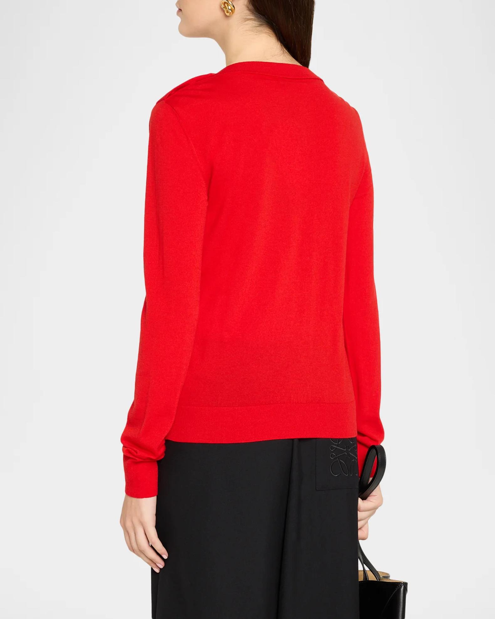 LOEWE Boatneck Wool-Blend Sweater | Neiman Marcus