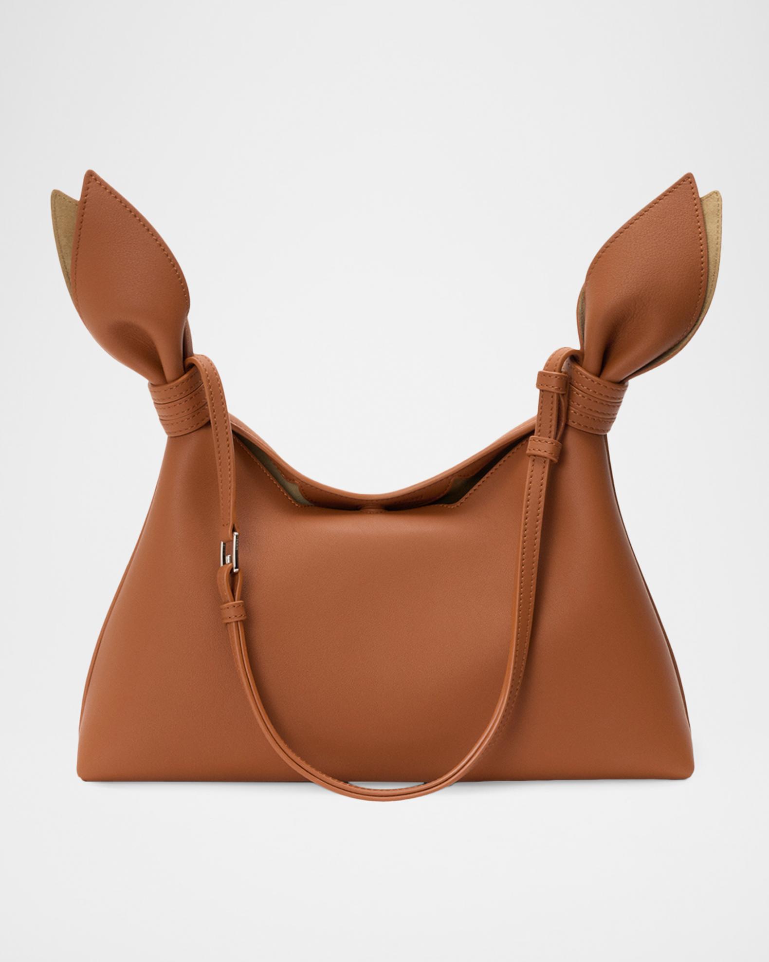 バッグ LOEWE Braided Nappa Leather Shoulder Bag LOEWE Scarf Medium Knotted Leather Shoulder Bag | Neiman Marcus