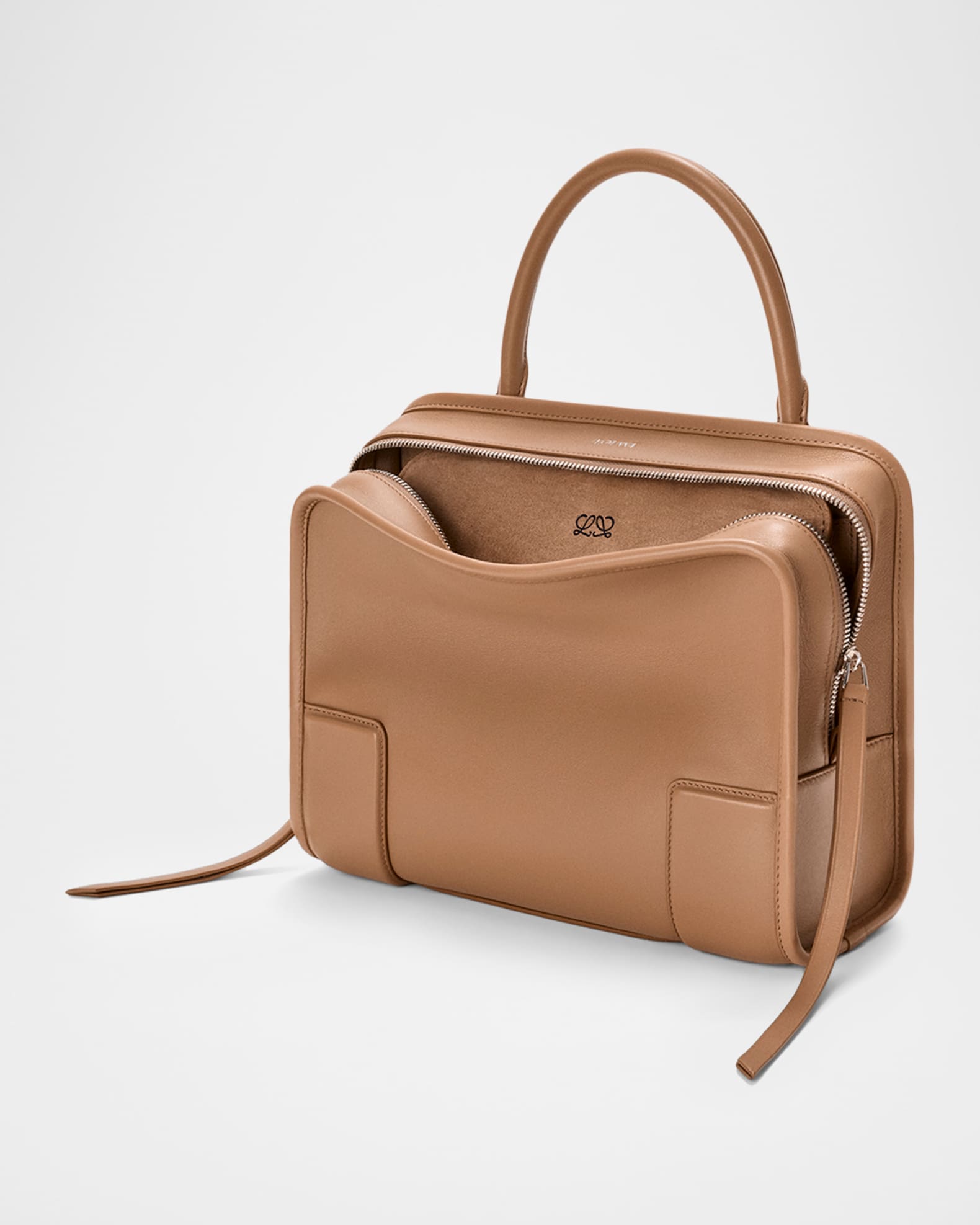 Loewe Amazona 180 Medium Leather Top-Handle Bag | Neiman Marcus
