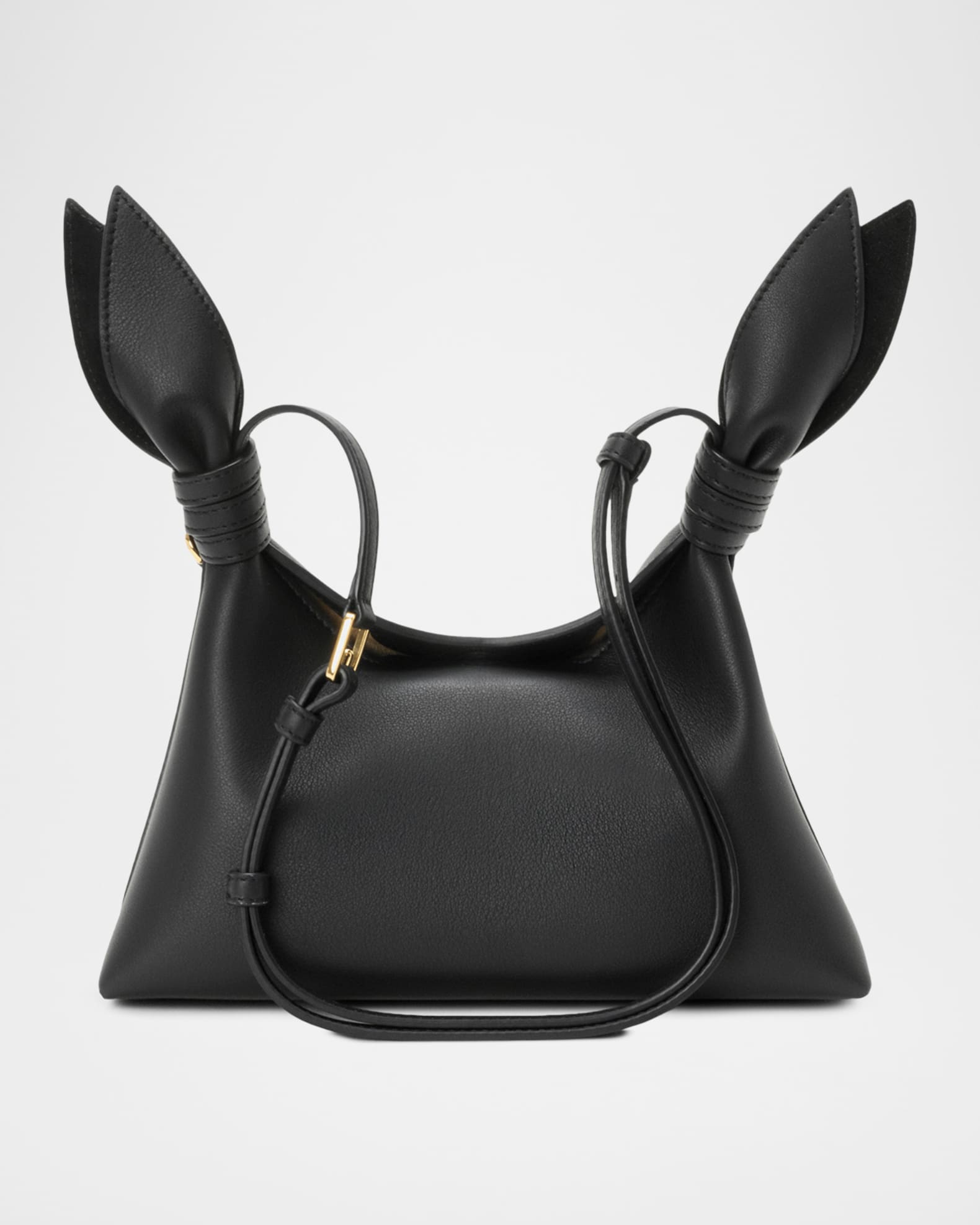 Loewe Scarf Mini Knotted Leather Shoulder Bag | Neiman Marcus