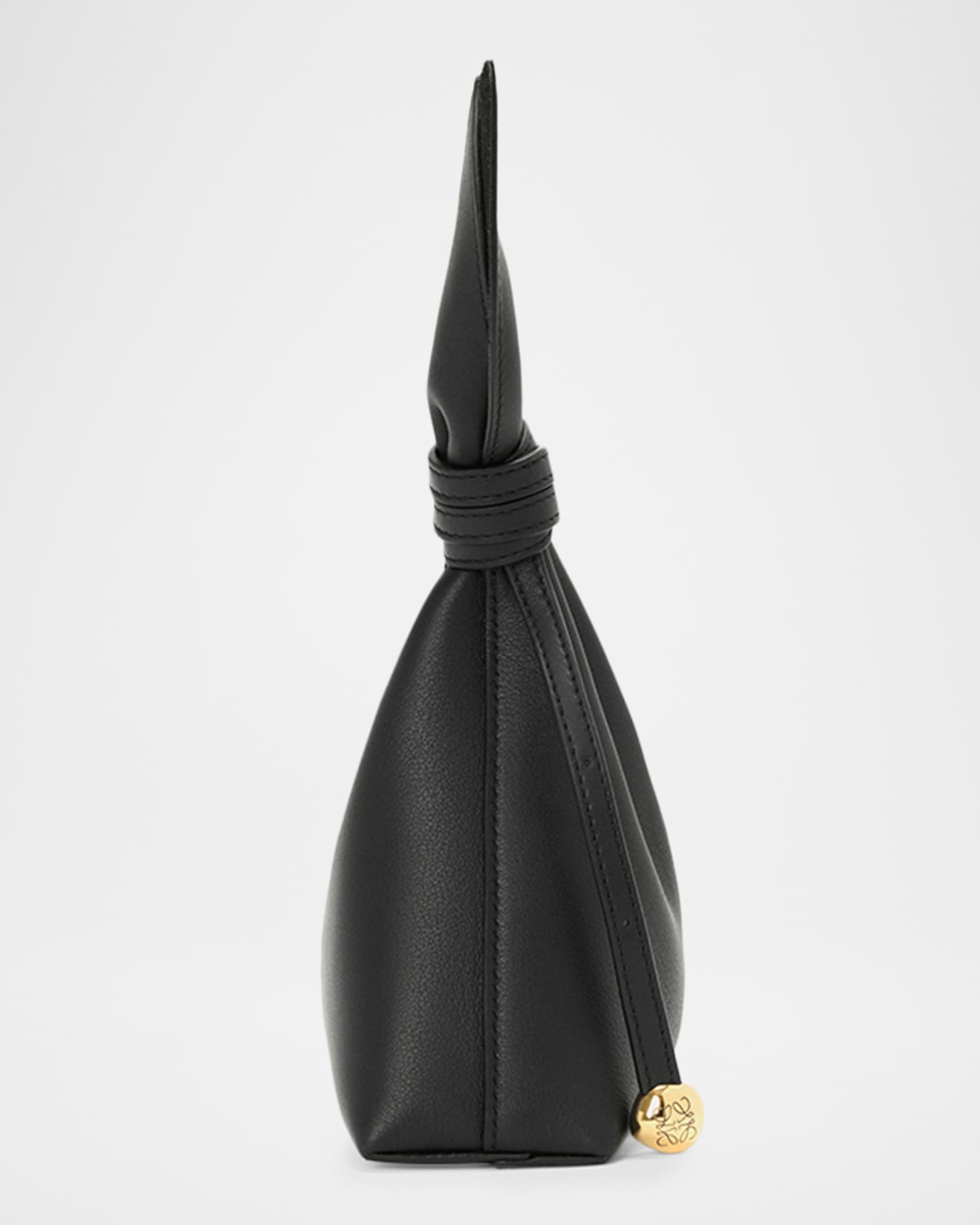 Loewe Scarf Mini Knotted Leather Shoulder Bag | Neiman Marcus