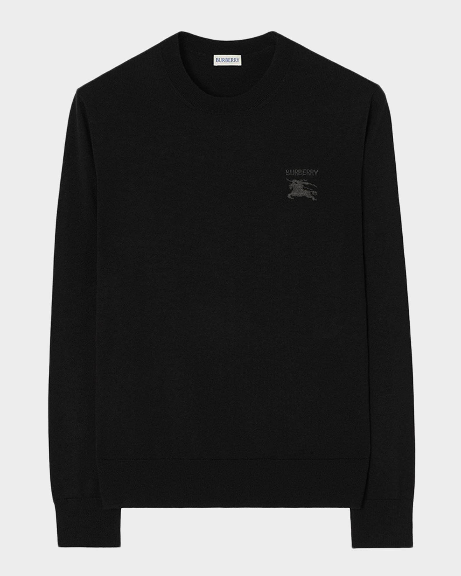 Burberry Men's Easton Intarsia EKD Crewneck Sweater | Neiman Marcus