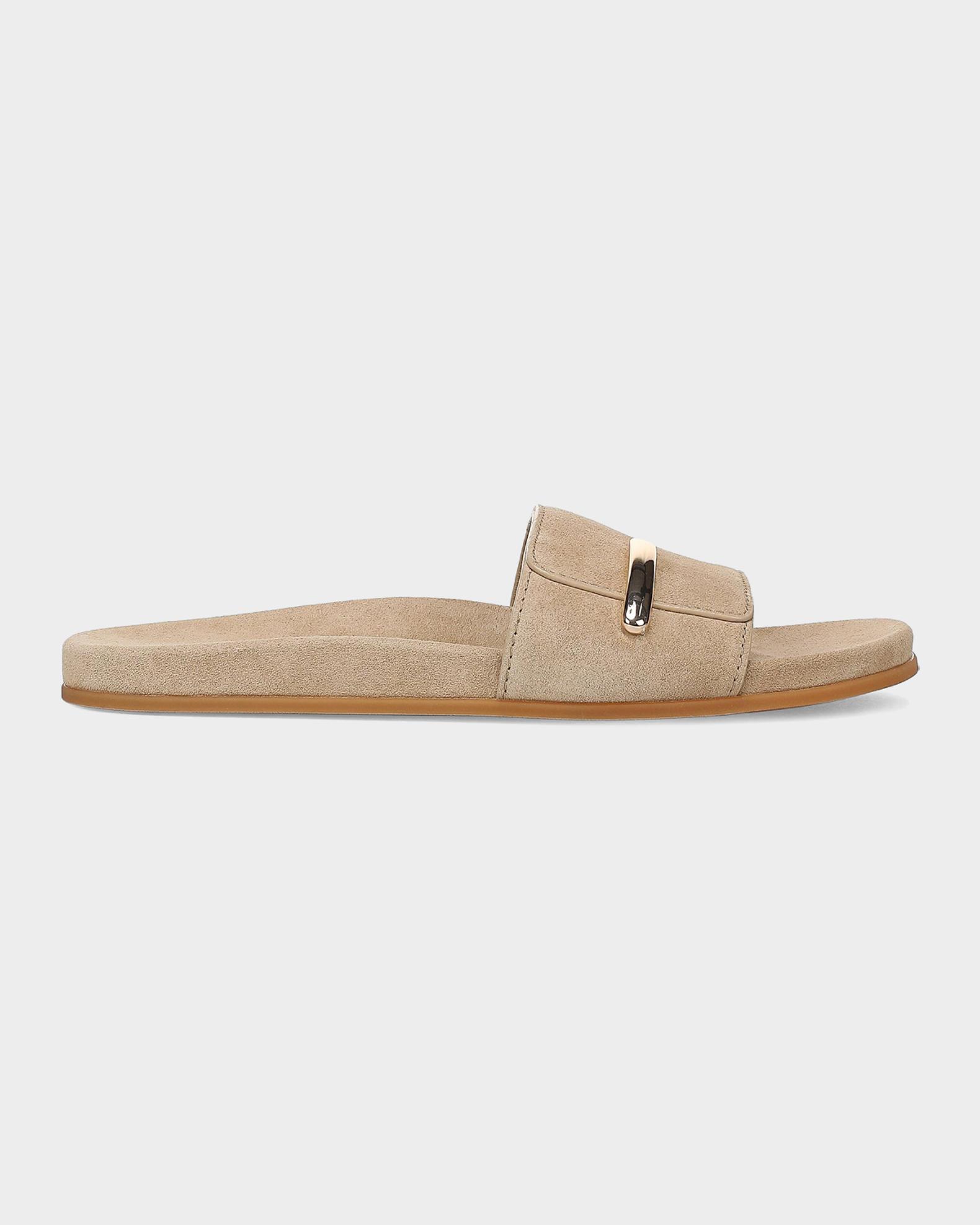 靴  SLIPPER Suede Slide Sandal Vince Sadie Suede Slide Sandals | Neiman Marcus