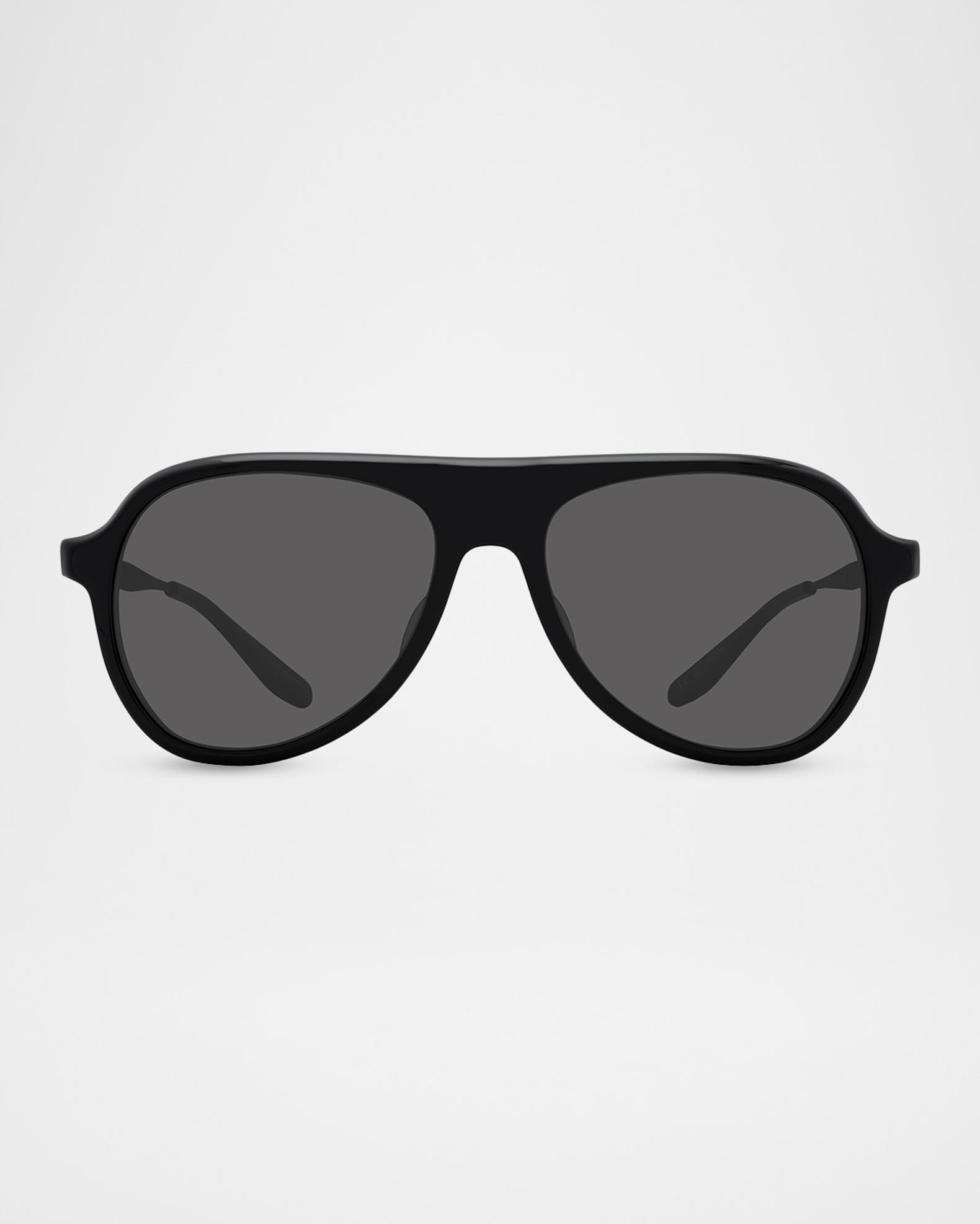 Barton Perreira Men's Vedretta Acetate Aviator Sunglasses | Neiman