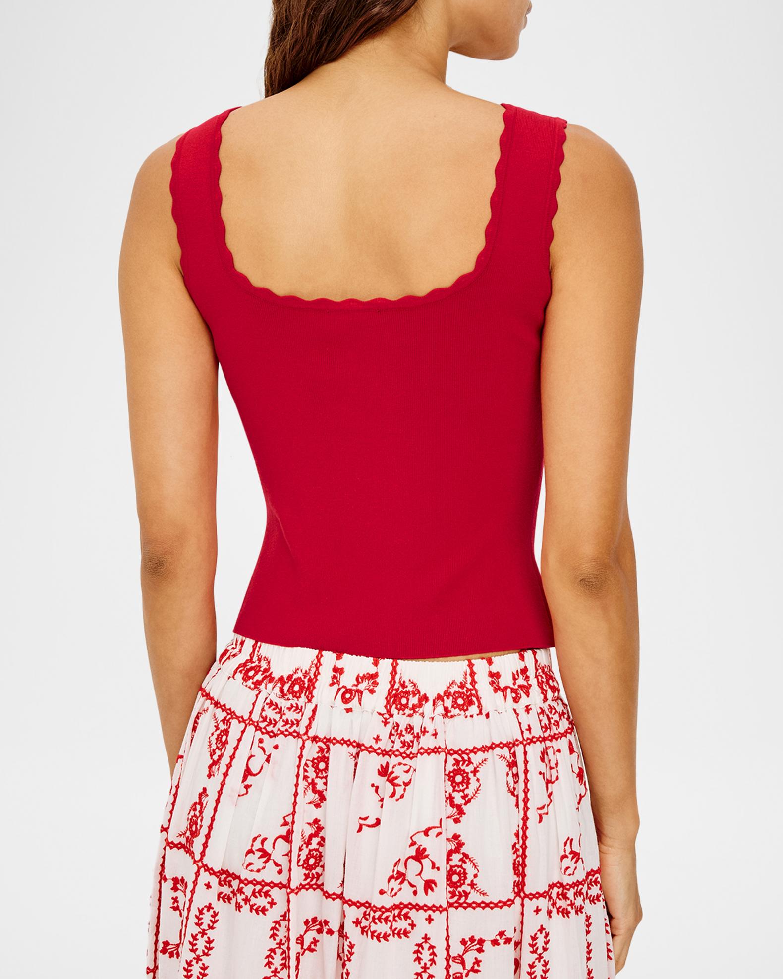 Rails Flore Scalloped Tank Top | Neiman Marcus