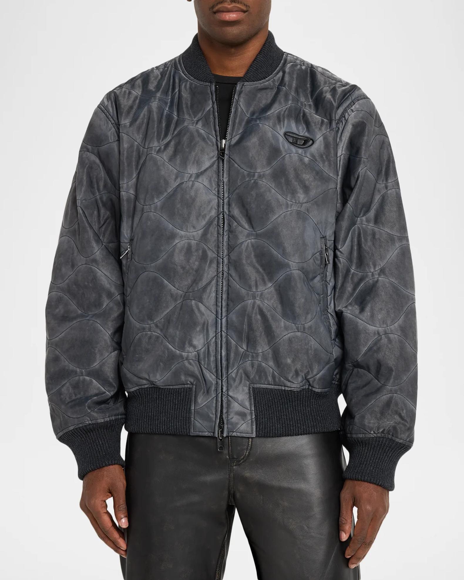 Diesel Men's J-Type Quilted Bomber Jacket | Neiman Marcus