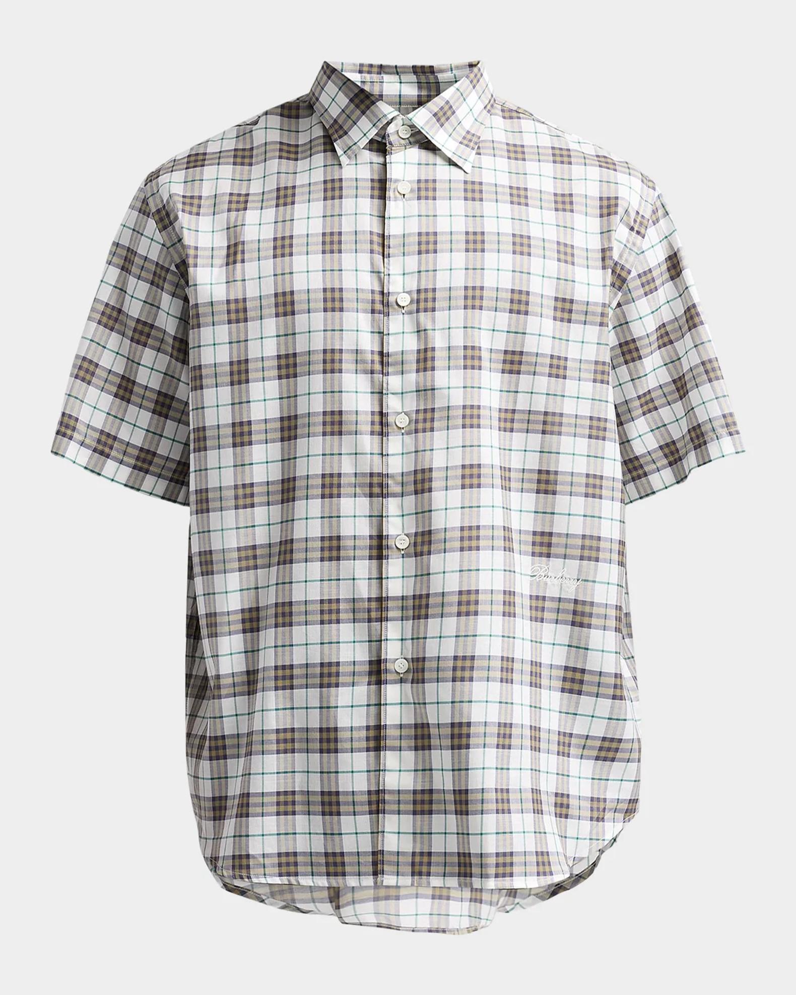 burberry dress shirts Radmar Checked Cotton Shirt pearl Machine wash Imported modern flapper dress Style:RF5D290SNO womens black funeral dress Burberry white shirt