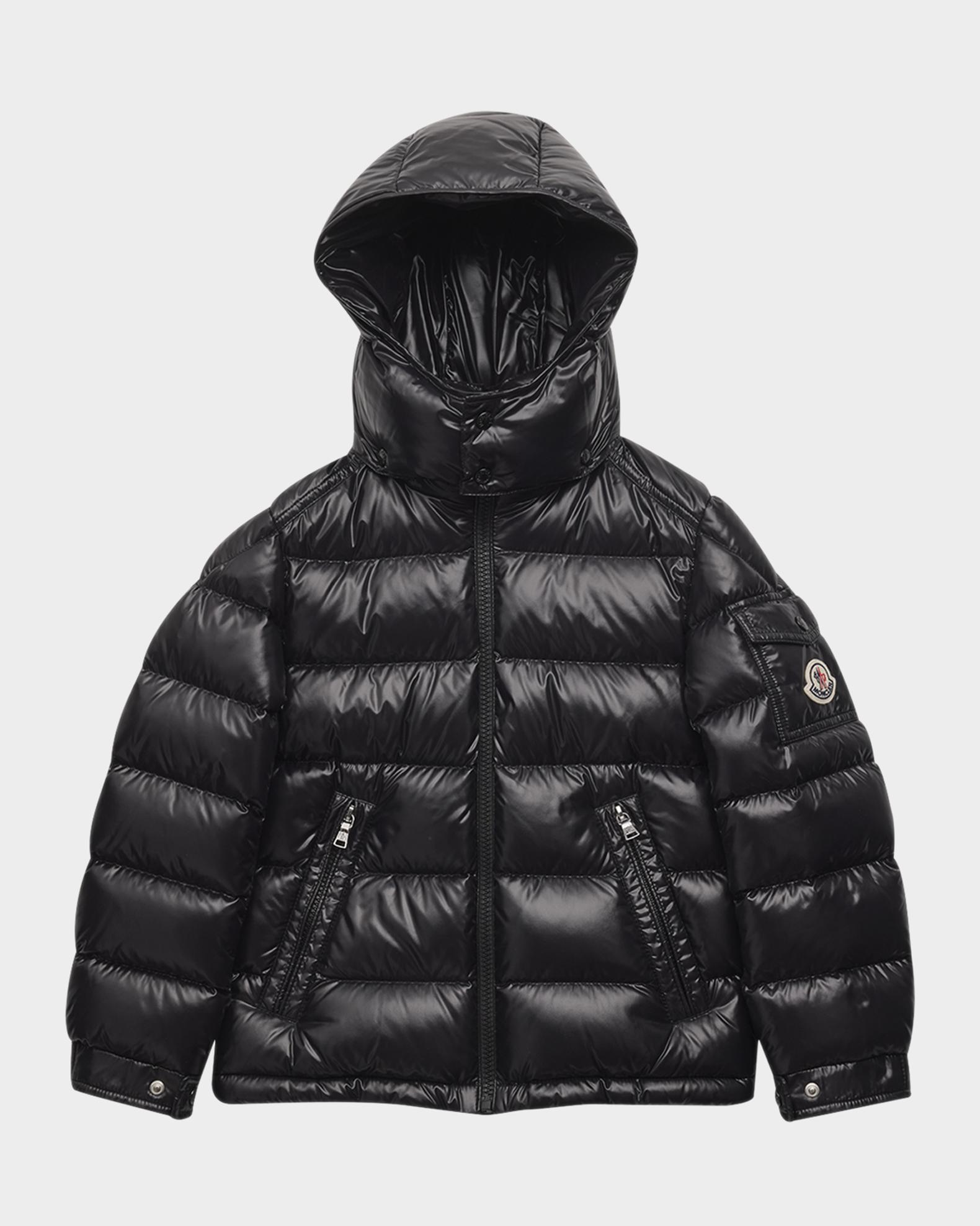 Moncler Boy's New Maya Hooded Down Jacket, Size 8-10 | Neiman Marcus