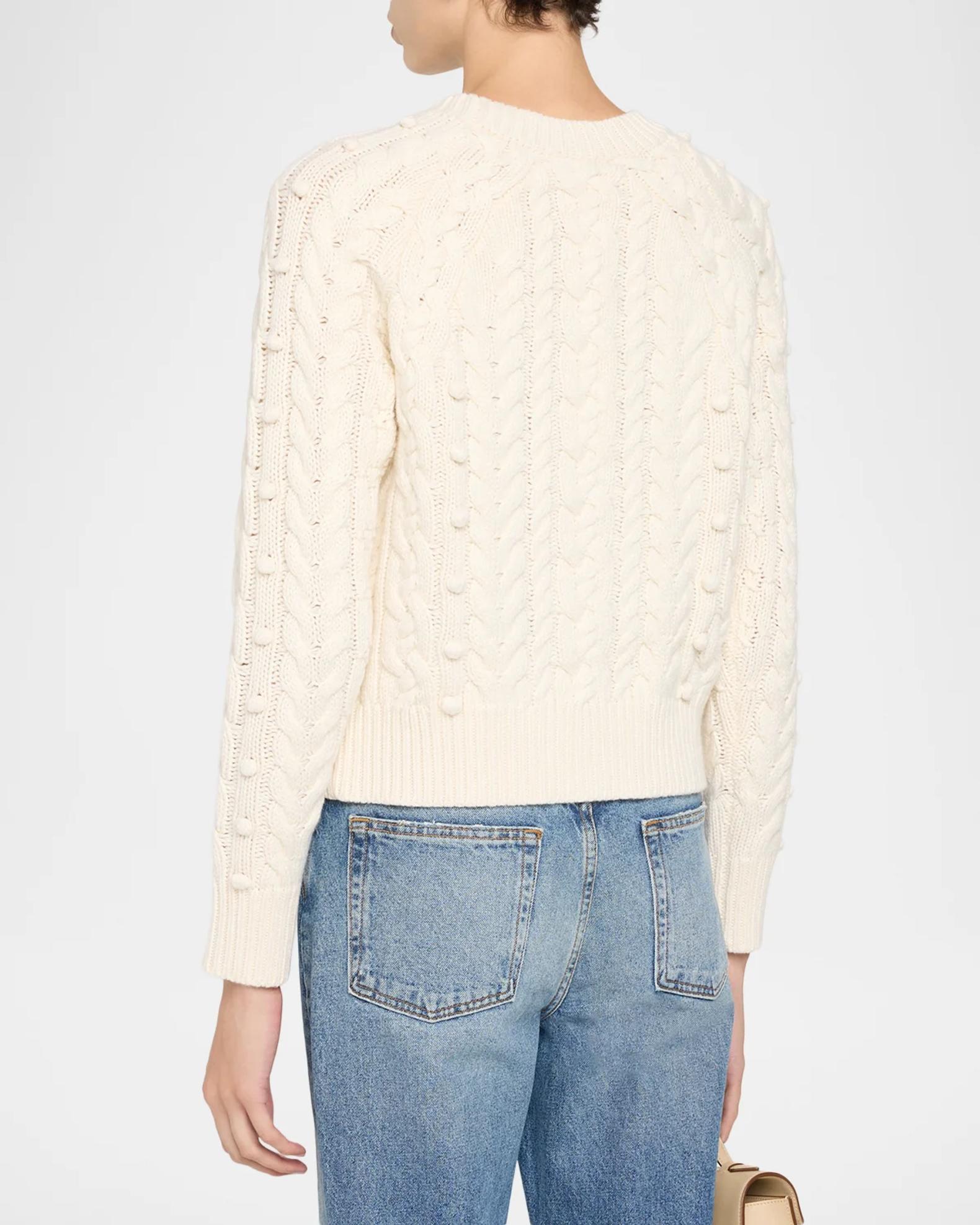 LoveShackFancy Mavelle Wool-Blend Sweater | Neiman Marcus