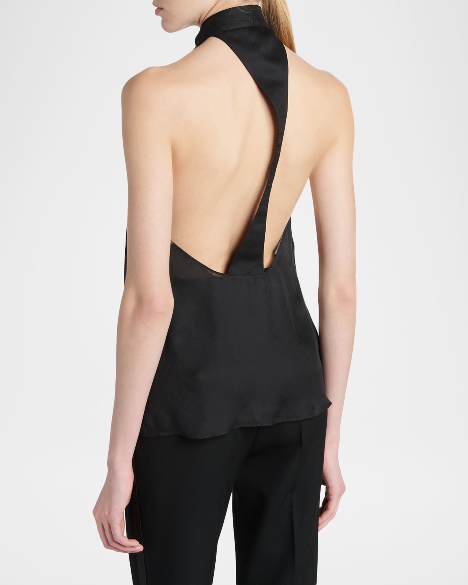 TOM FORD Sheer Silk Halter Top | Neiman Marcus