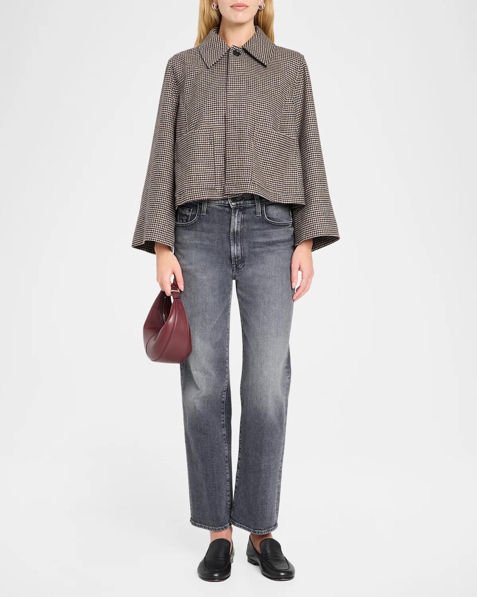 FRAME The Wool Mini Swing Jacket | Neiman Marcus