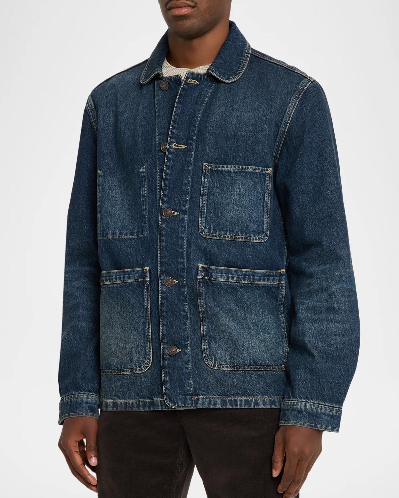 BAR MAGIC OF DENIM テーラードジャケット zeppeking様 PAIGE Men's Trevino Denim Chore Jacket | Neiman Marcus