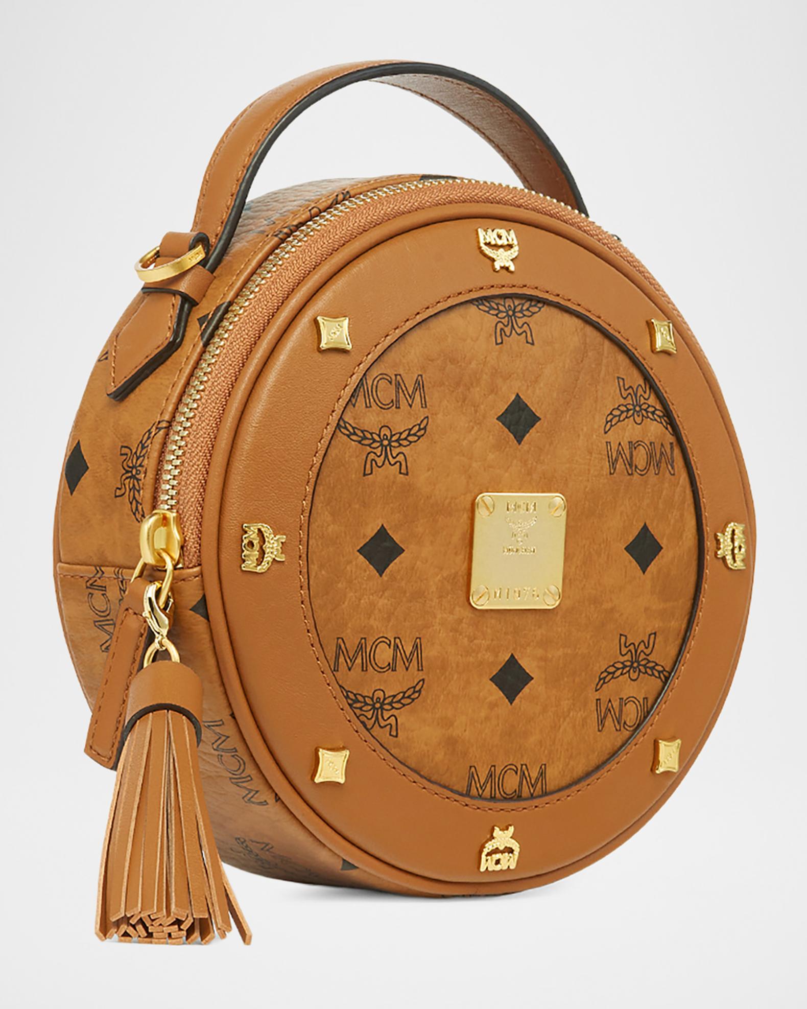 MCM Pina Visetos Tambourine Bag | Neiman Marcus