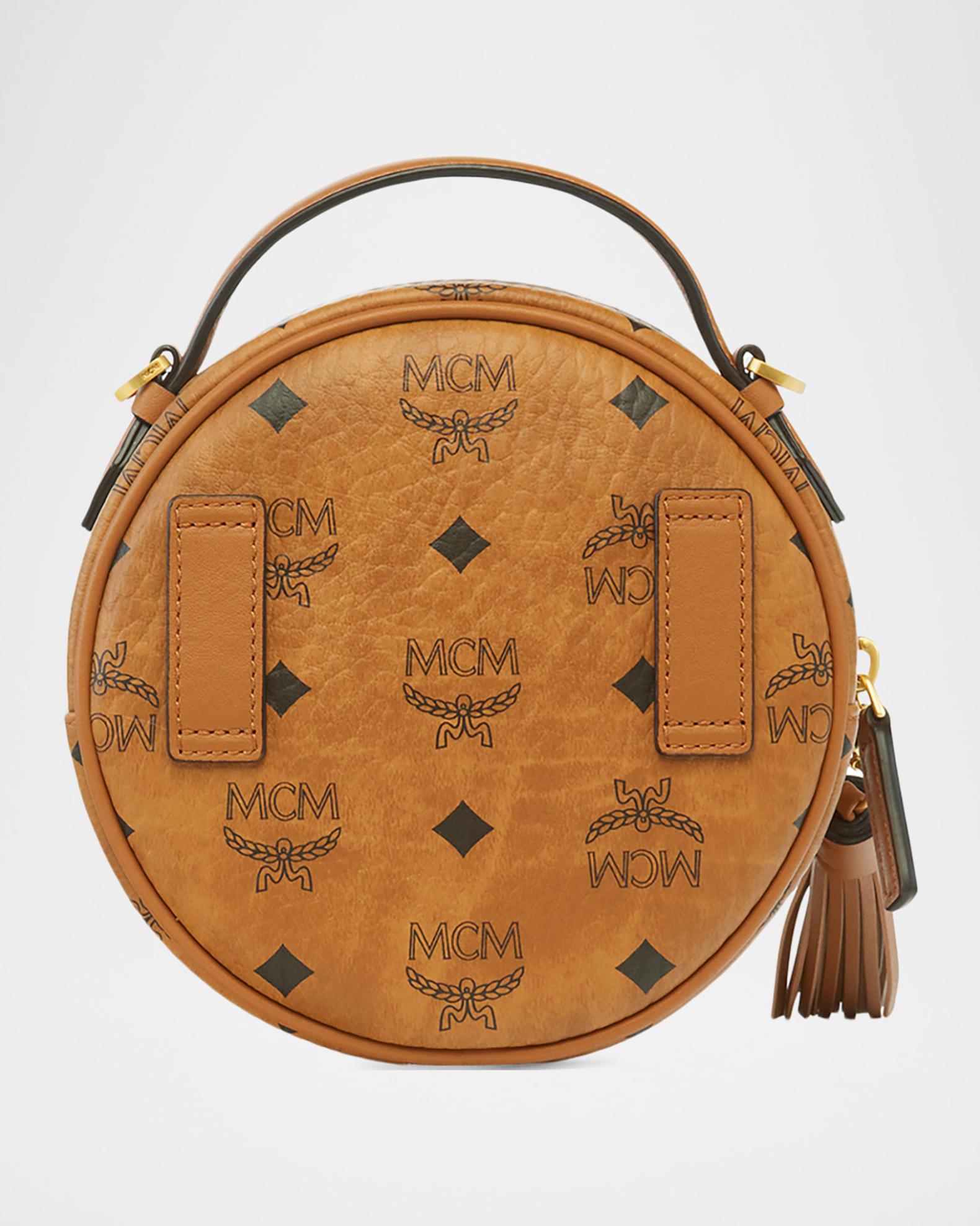 MCM Pina Visetos Tambourine Bag | Neiman Marcus
