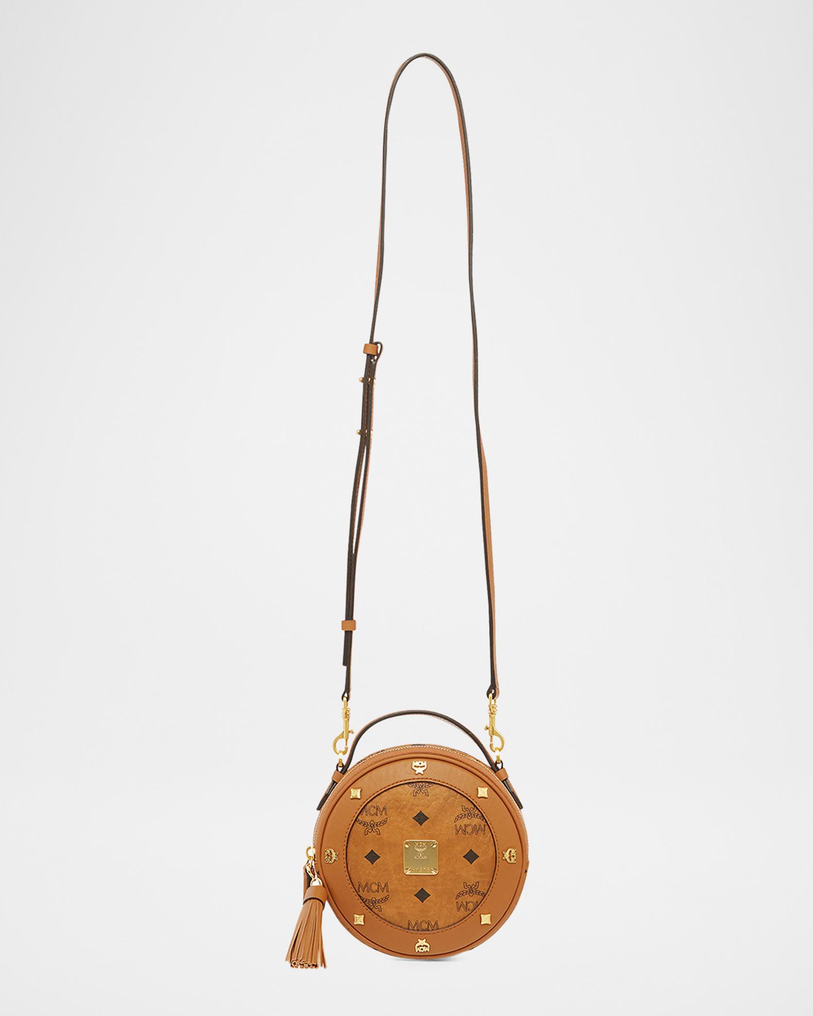 MCM Pina Visetos Tambourine Bag | Neiman Marcus