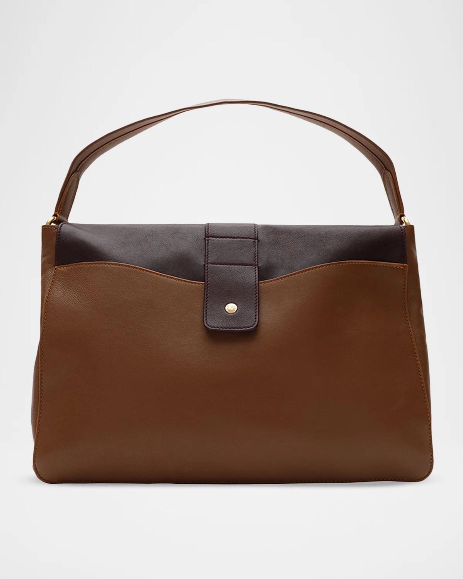 Burberry Medium Rider Leather Satchel | Neiman Marcus