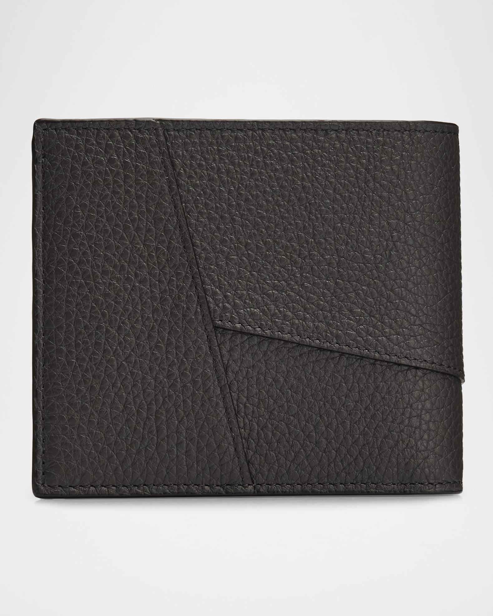 LOEWE Men's Puzzle Leather Bi-Fold Wallet | Neiman Marcus