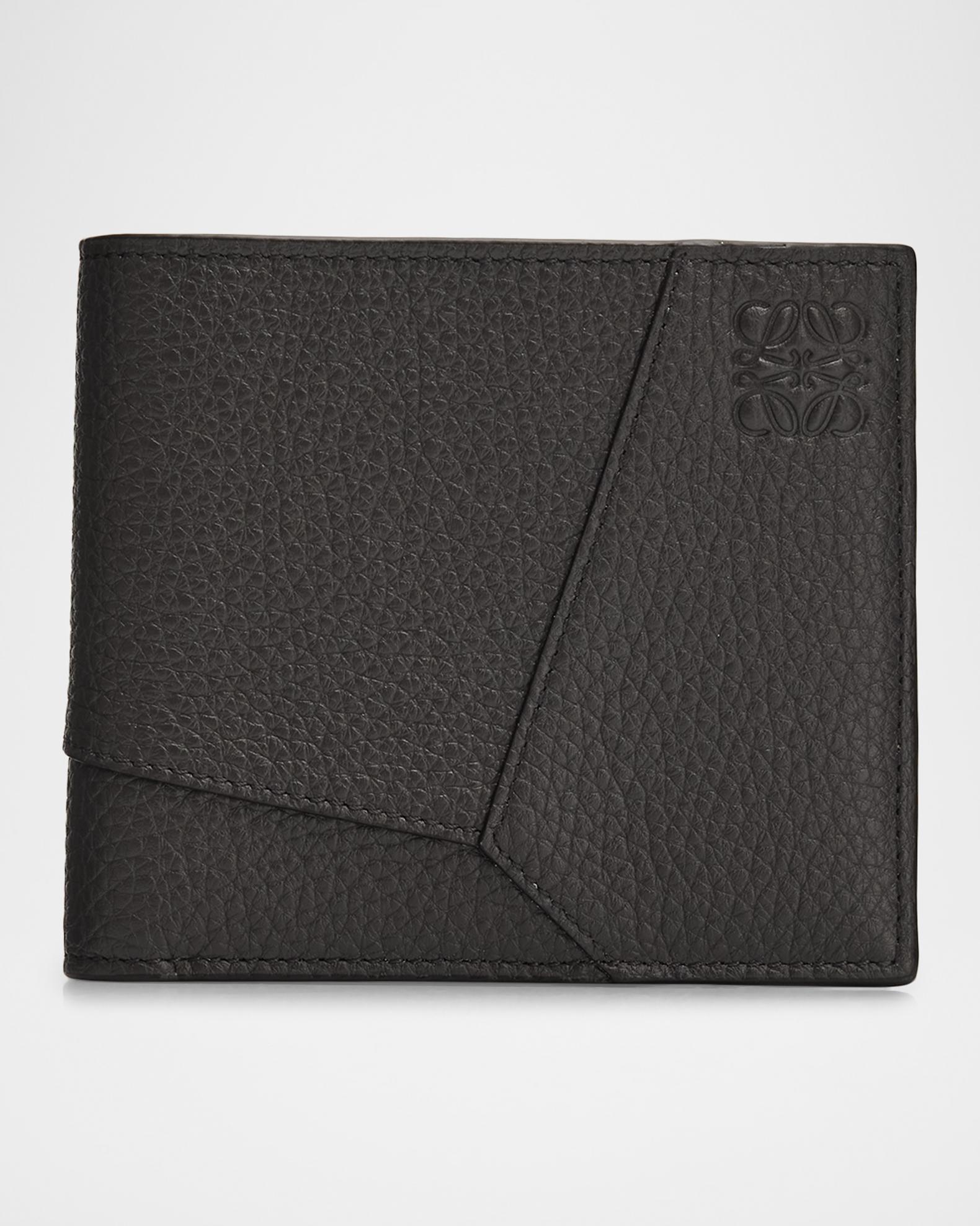 LOEWE Men's Puzzle Leather Bi-Fold Wallet | Neiman Marcus