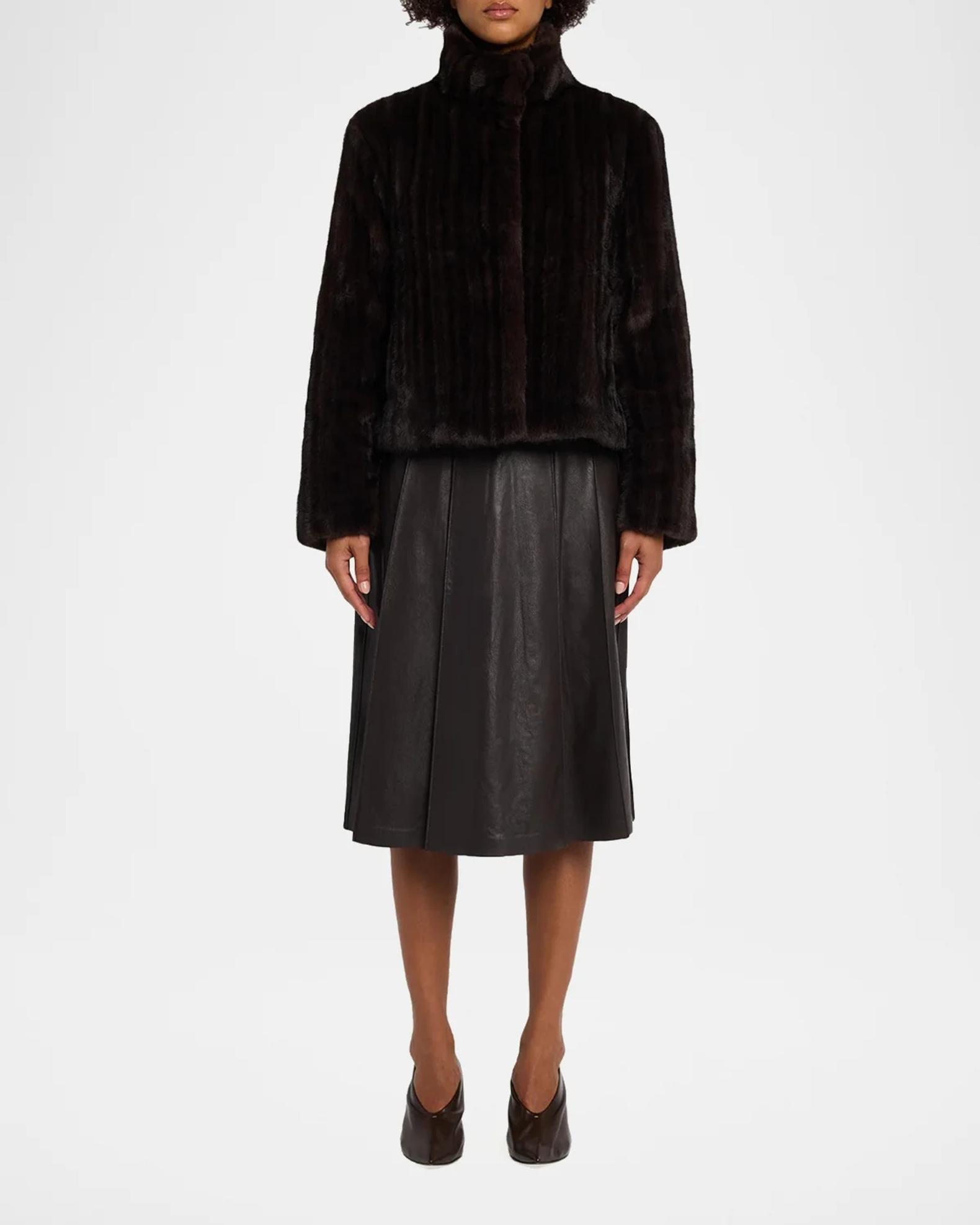 Commando Faux Leather Midi Skirt | Neiman Marcus