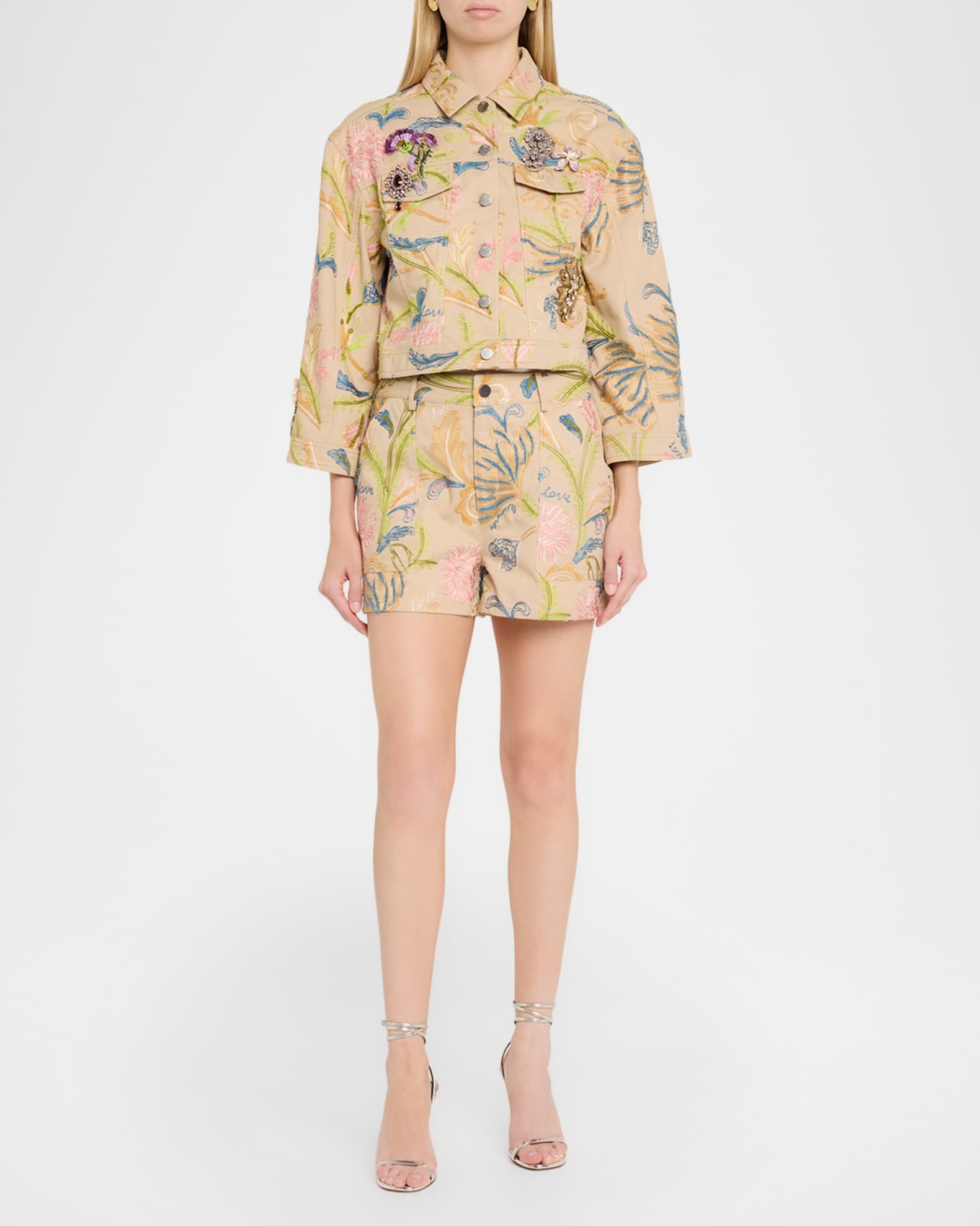 Cinq a Sept Addie Embroidered Jacket | Neiman Marcus