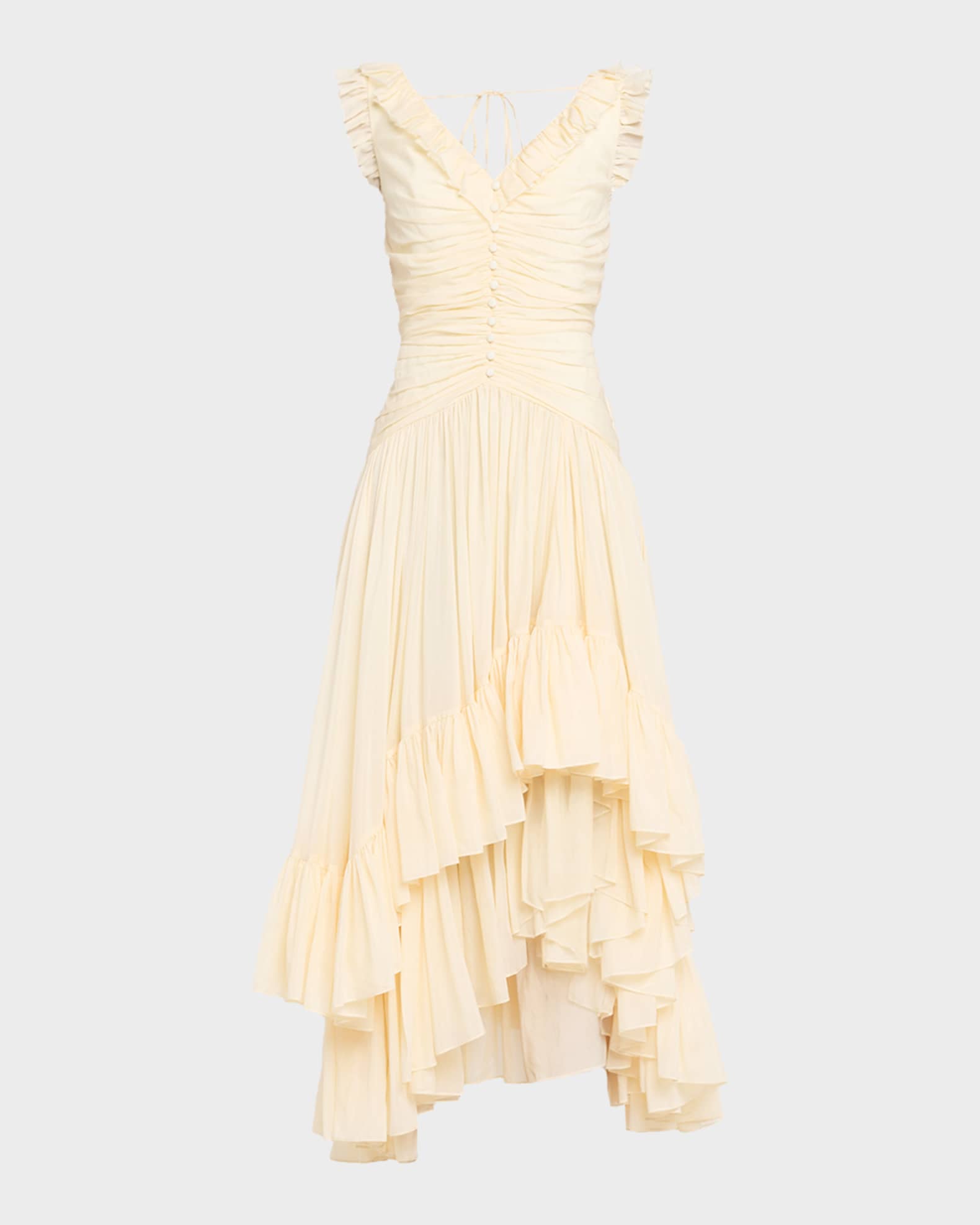 cinq a sept maxi dress Cinq a Sept Celia Striped Maxi Dress, Powder Dus, Women's, 14,
