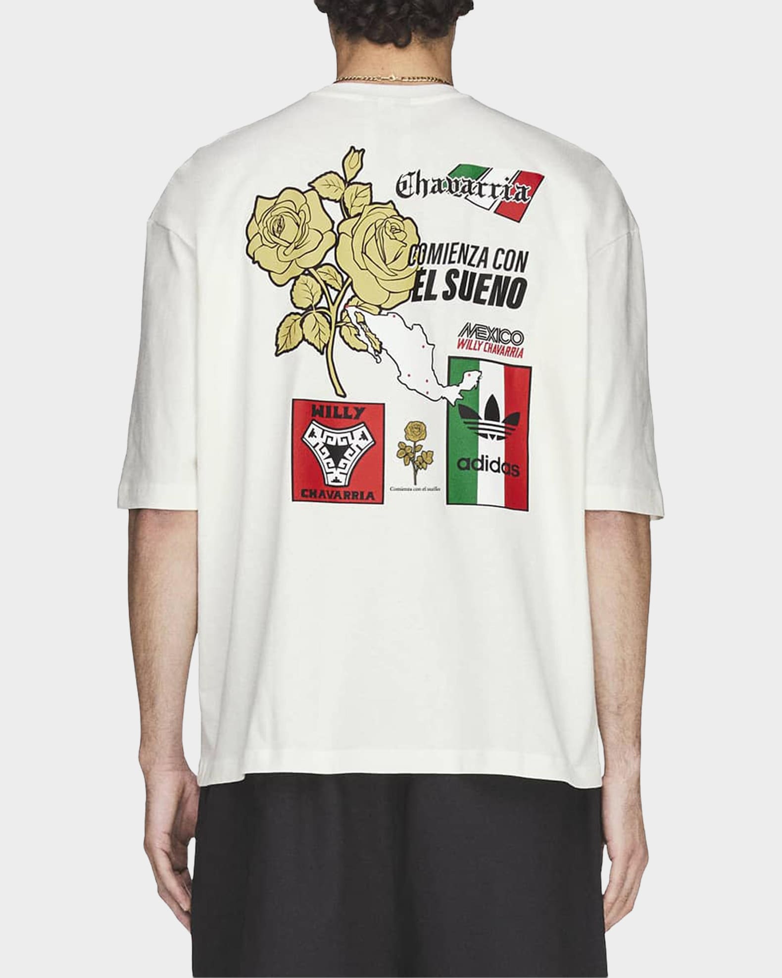 adidas x Chavarria Men's Mexico Graphic Crewneck T-Shirt | Neiman