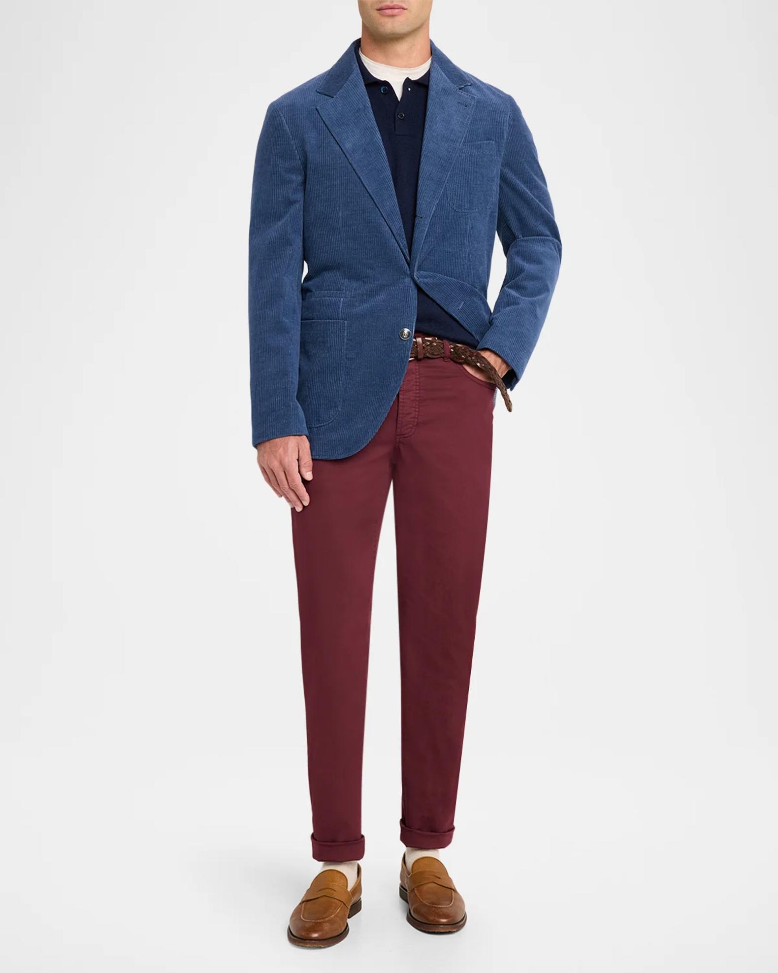 Brunello Cucinelli Men's Corduroy Two-Button Suit Jacket | Neiman Marcus