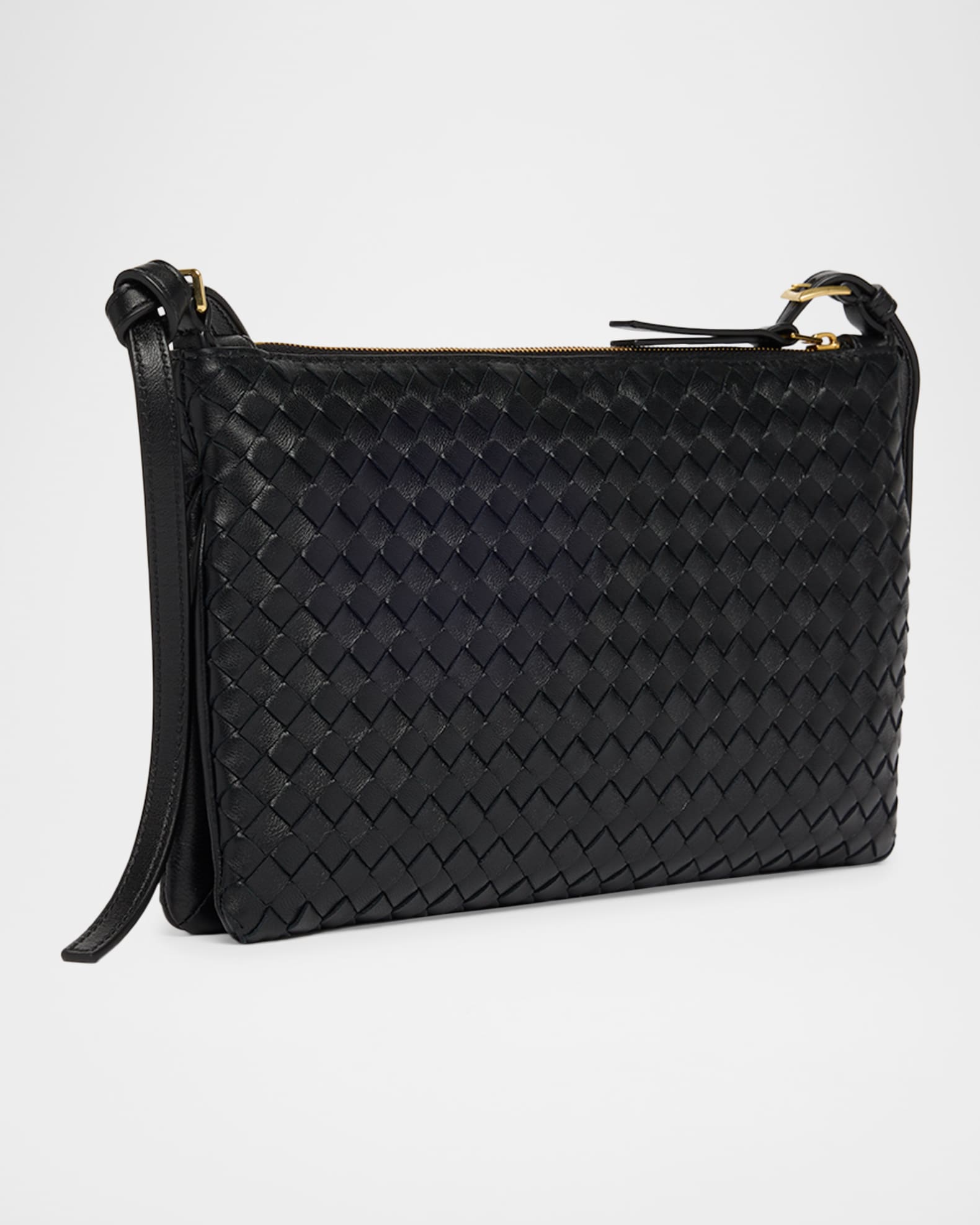 Bottega Veneta Gemellini Leather Crossbody Bag | Neiman Marcus
