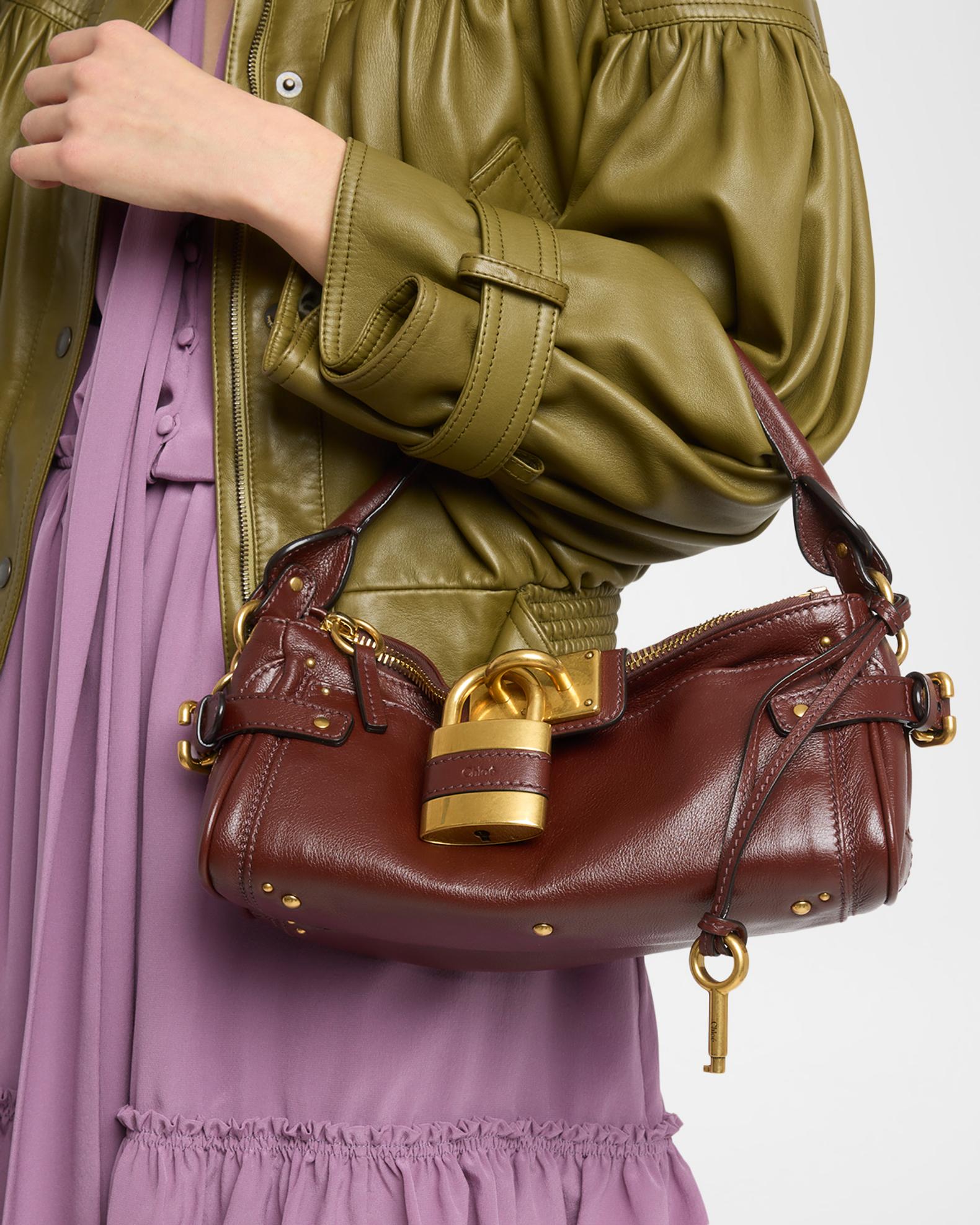 美品 chloe paddington ミニバッグ アクセサリーポーチ Chloe Paddington Small Leather Shoulder Bag | Neiman Marcus