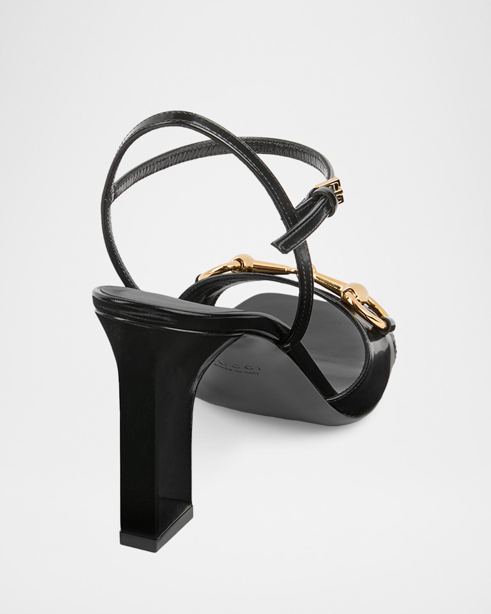 ✨美品✨GUCCI バックストラップ ピンヒールサンダル BLK オールレザー Gucci 85mm Signora Leather Ankle-Strap Sandals | Neiman Marcus