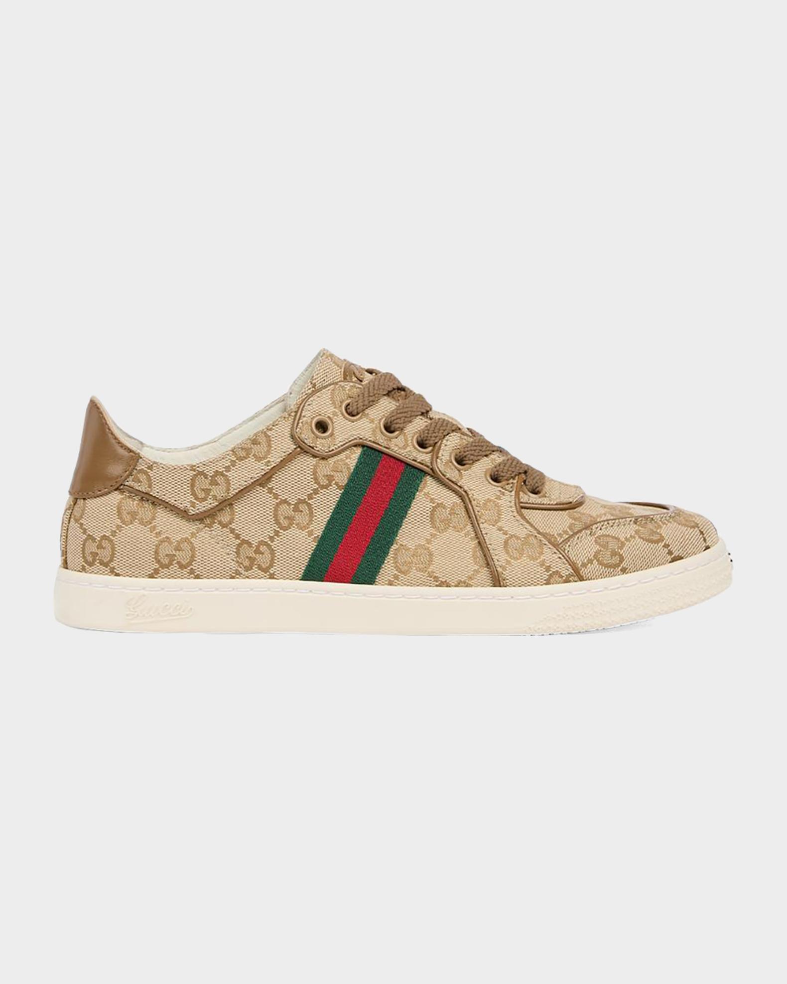 AromaGucci GGキャンバス スニーカー Gucci Stretch GG Canvas Low-Top Sneakers | Neiman Marcus