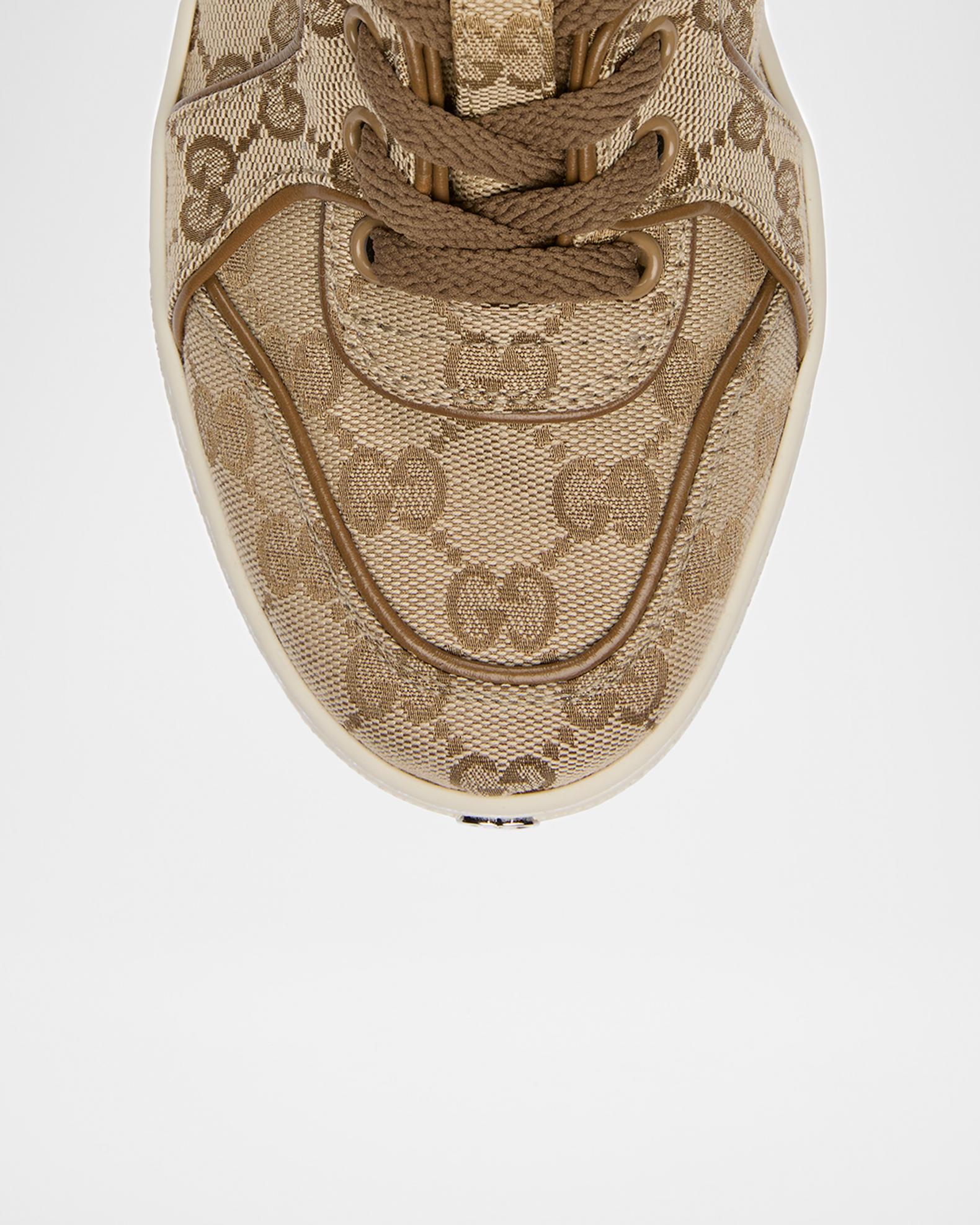 Gucci Stretch GG Canvas Low-Top Sneakers | Neiman Marcus