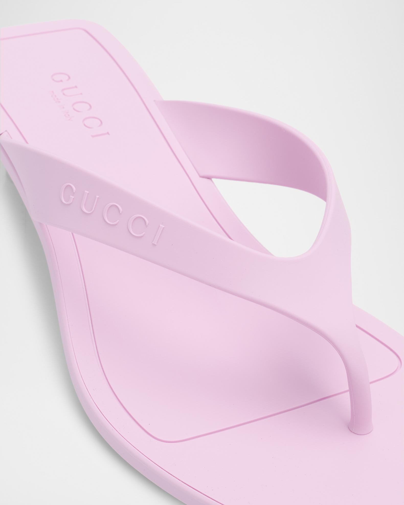 Gucci 35mm Vittoria Rubber Thong Sandals | Neiman Marcus