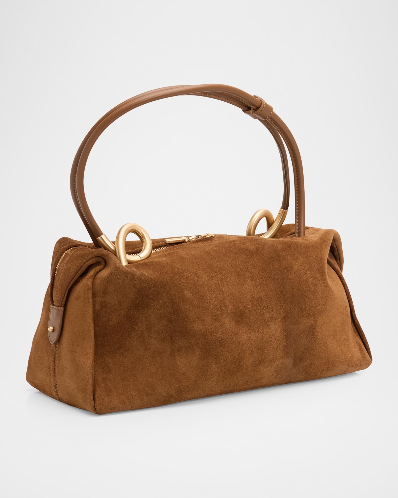 Cult Gaia Azariah Suede Satchel Bag | Neiman Marcus