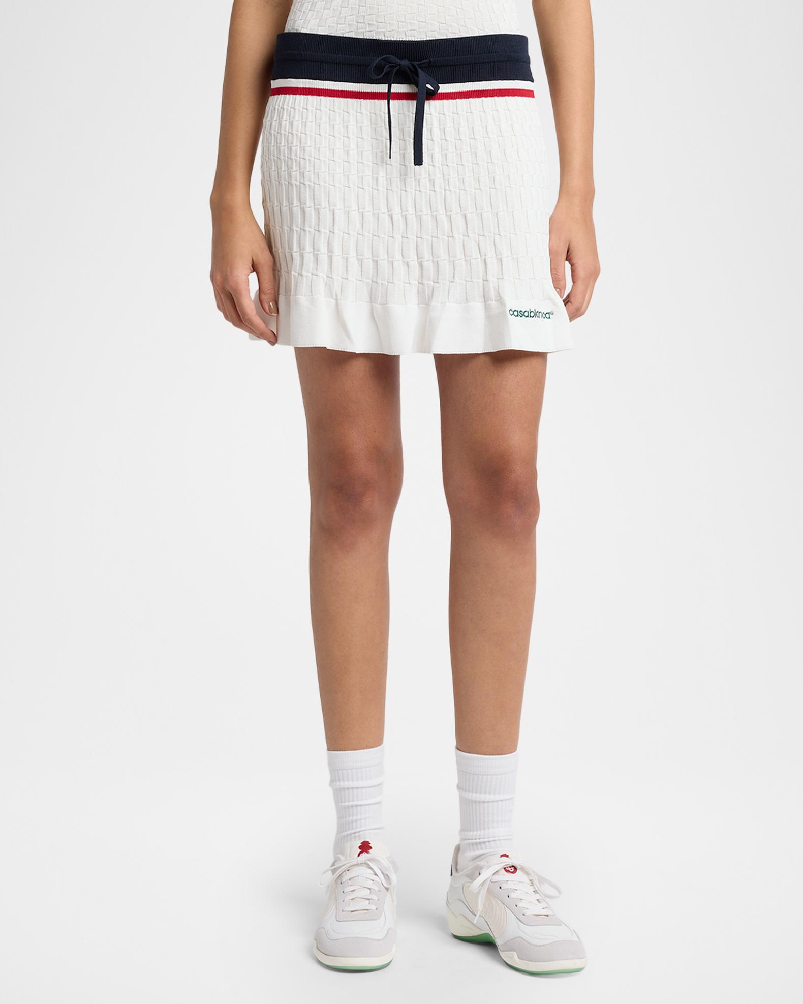 Casablanca Knit Tennis Mini Skirt | Neiman Marcus