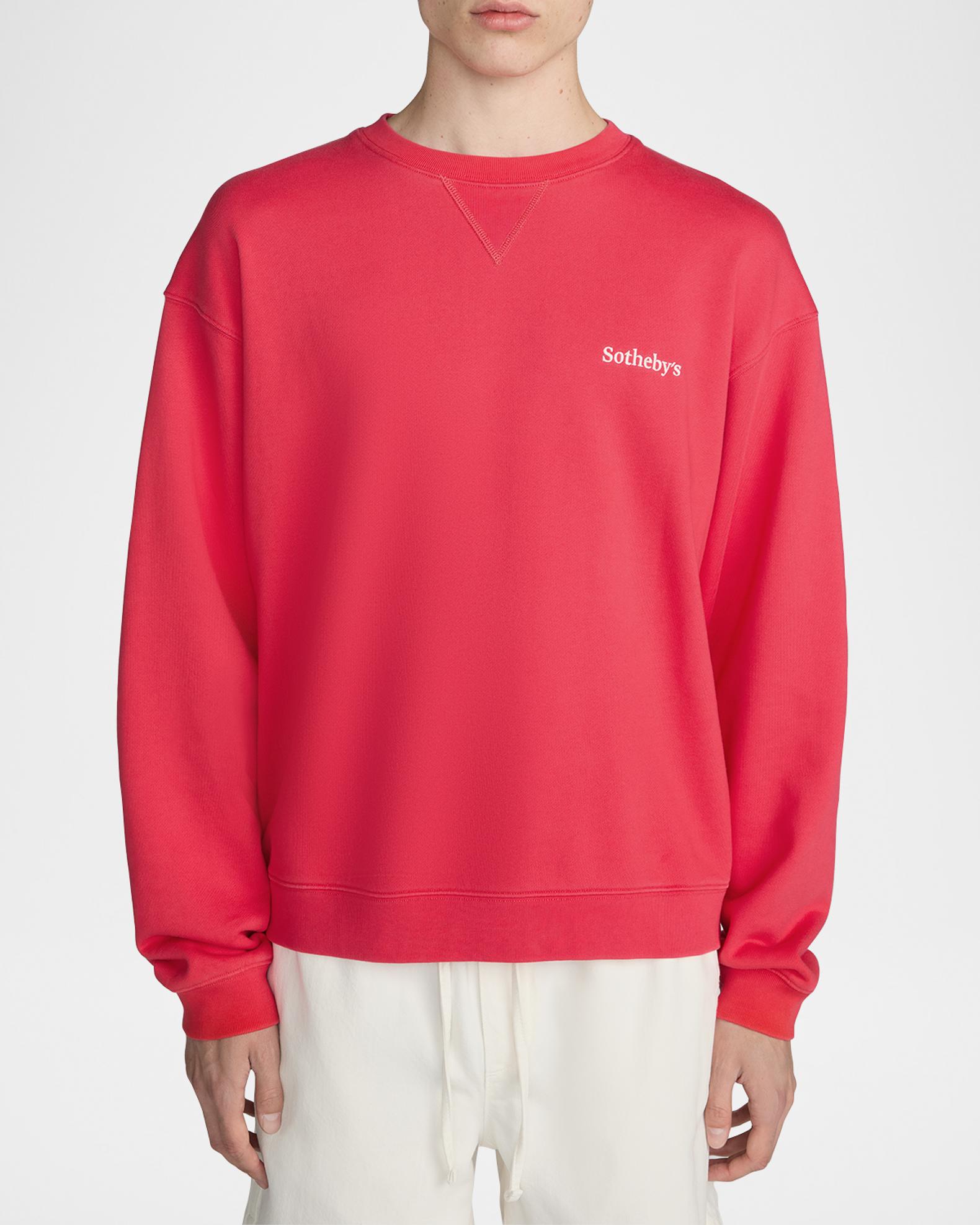 FRAME FRAME x Sotheby's Cotton Crewneck Sweatshirt | Neiman Marcus